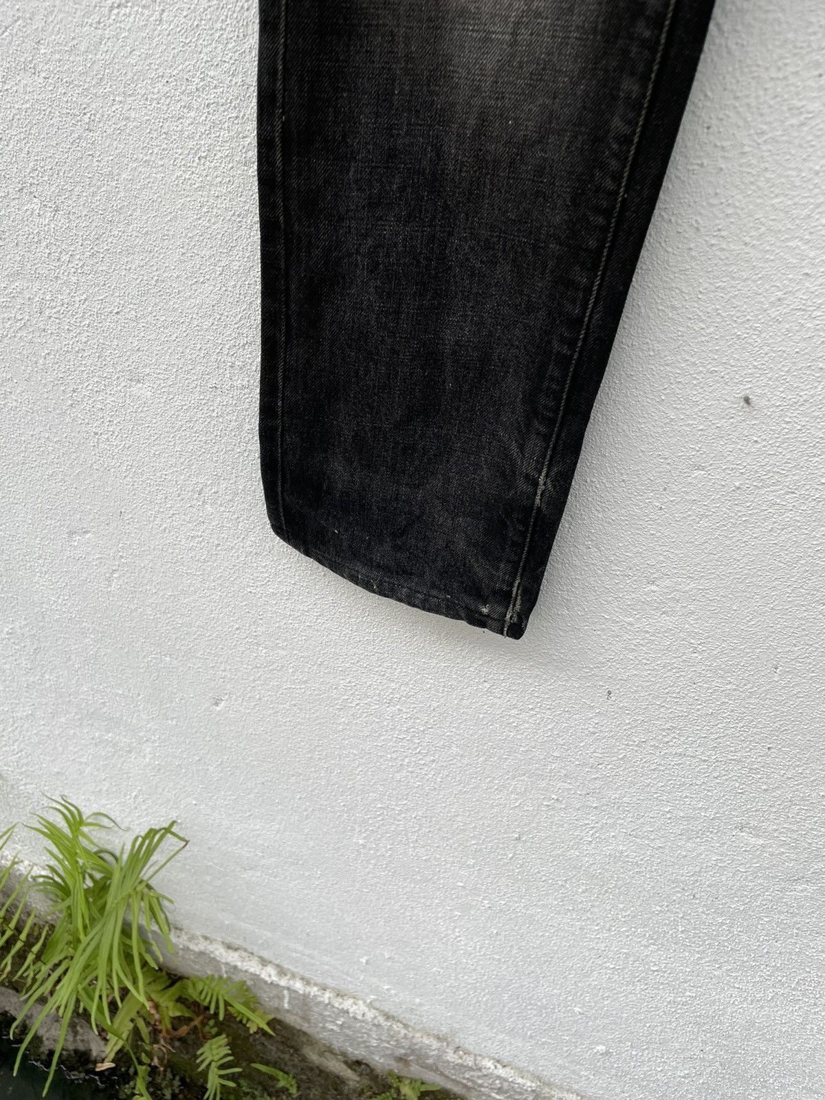 Edifice Japan EDIFICE Distressed BLack Wash Denim Jeans Size US 30 / EU 46 - 6 Thumbnail