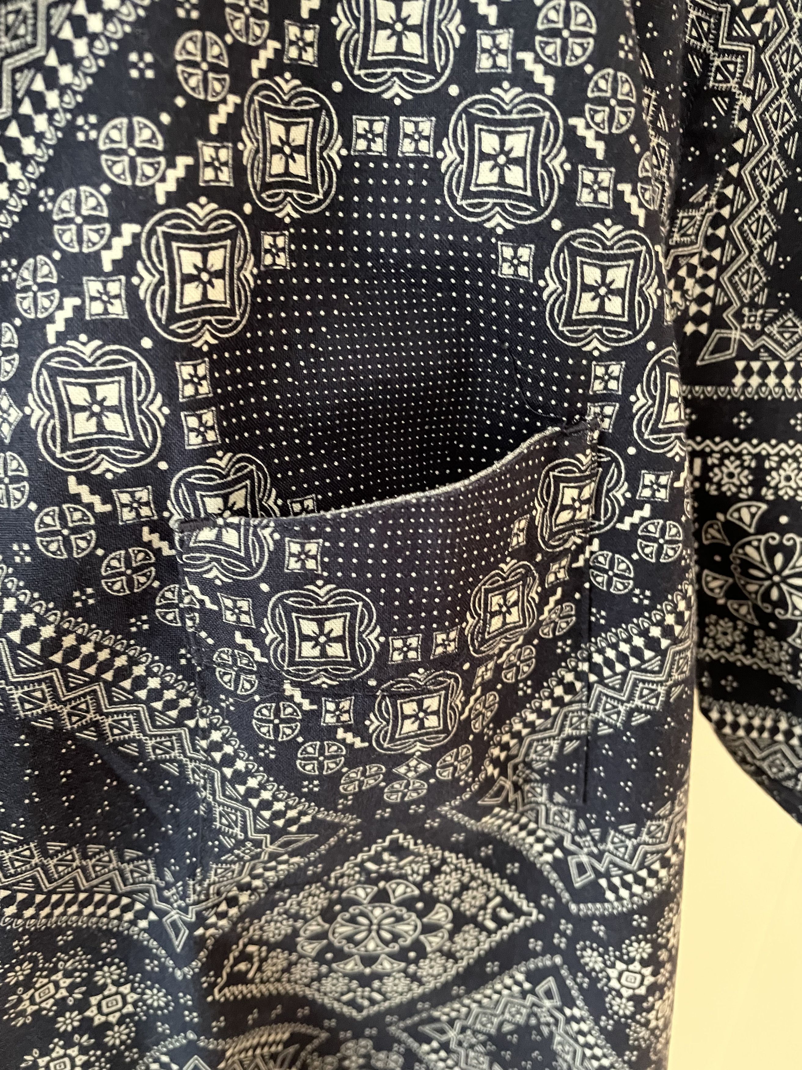 Officine Generale Bandana Print Camp-Collar Shirt L Size US L / EU 52-54 / 3 - 3 Thumbnail