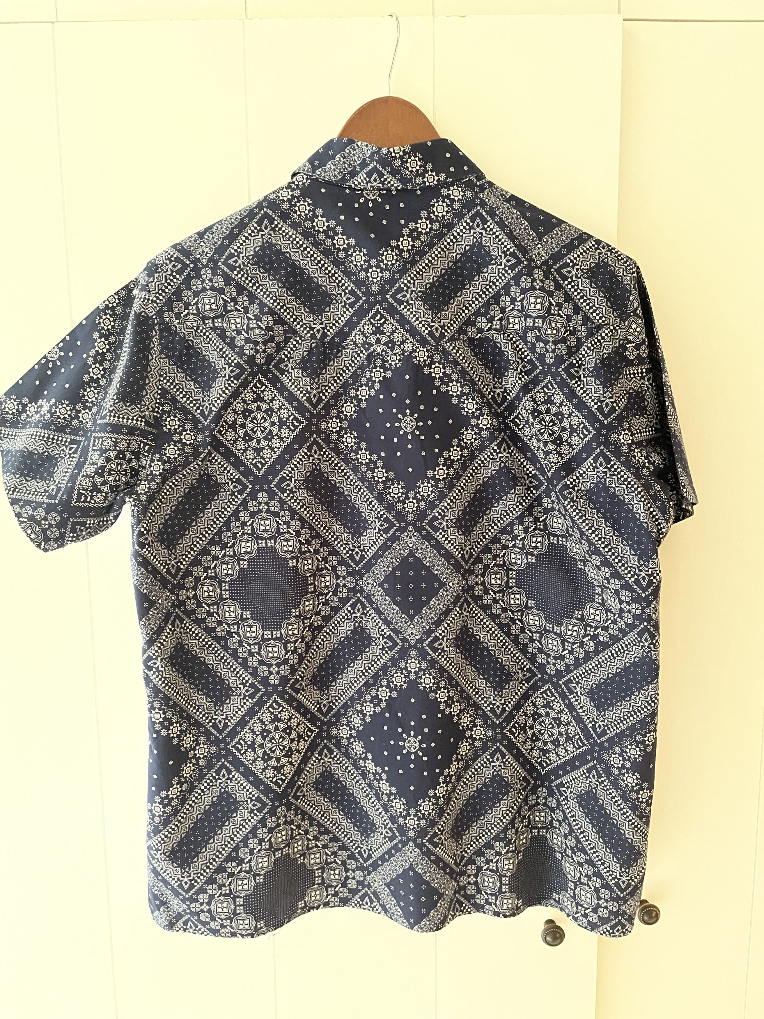 Officine Generale Bandana Print Camp-Collar Shirt L Size US L / EU 52-54 / 3 - 4 Thumbnail