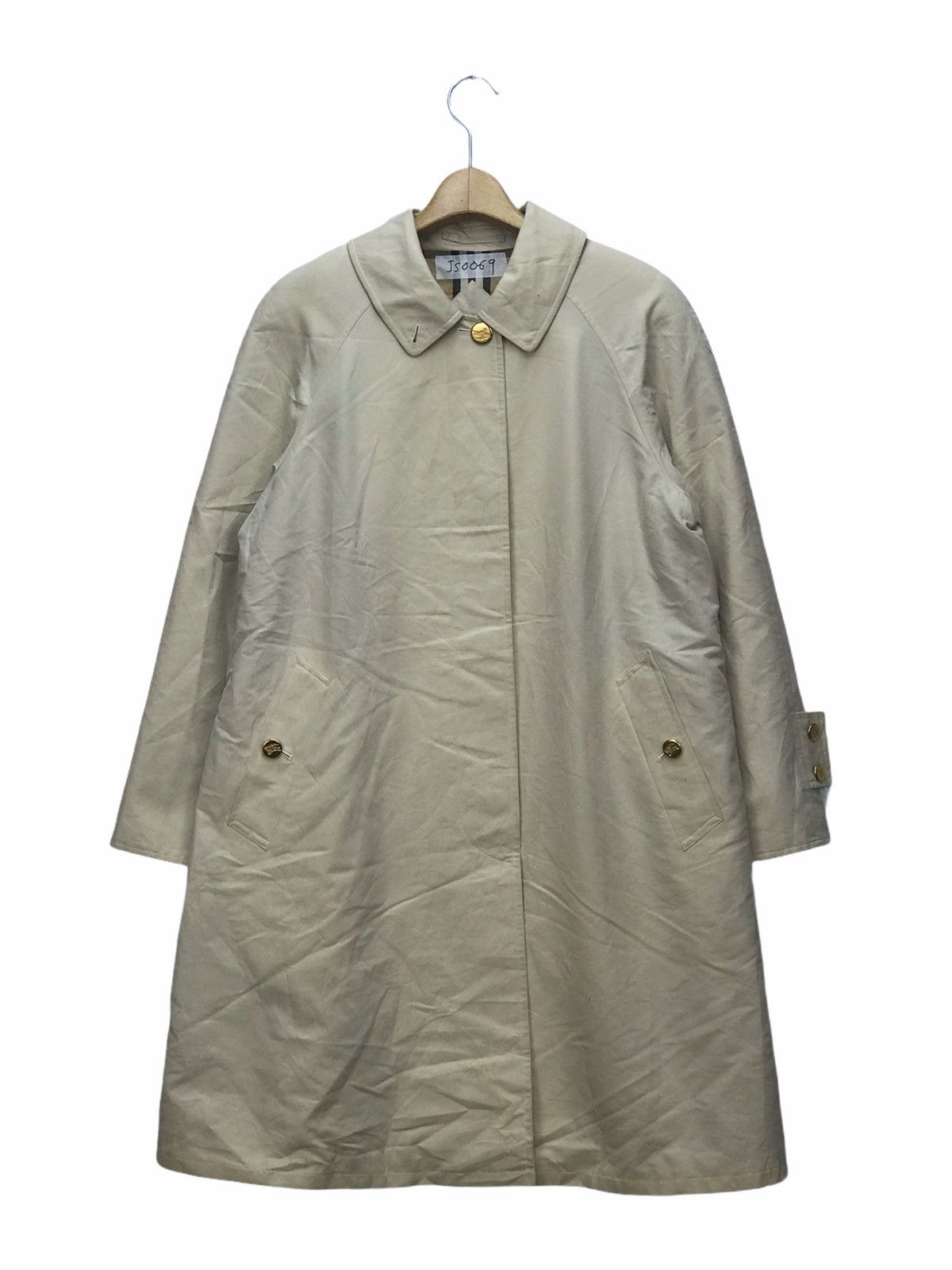 Burberry Authentic Vintage Burberrys Nova Check Trench Coat Size US XL / EU 56 / 4 - 2 Thumbnail