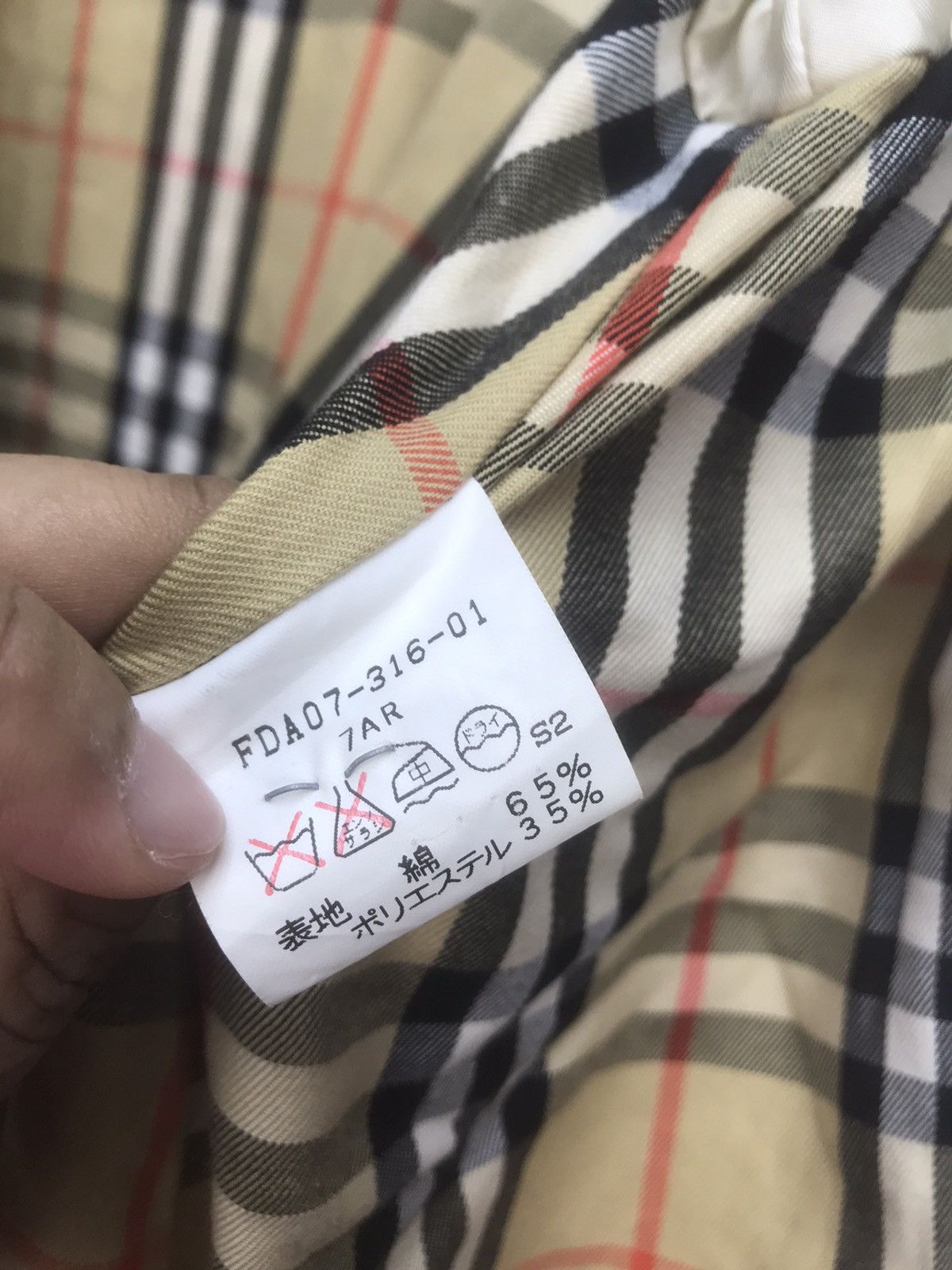 Burberry Authentic Vintage Burberrys Nova Check Trench Coat Size US XL / EU 56 / 4 - 8 Thumbnail