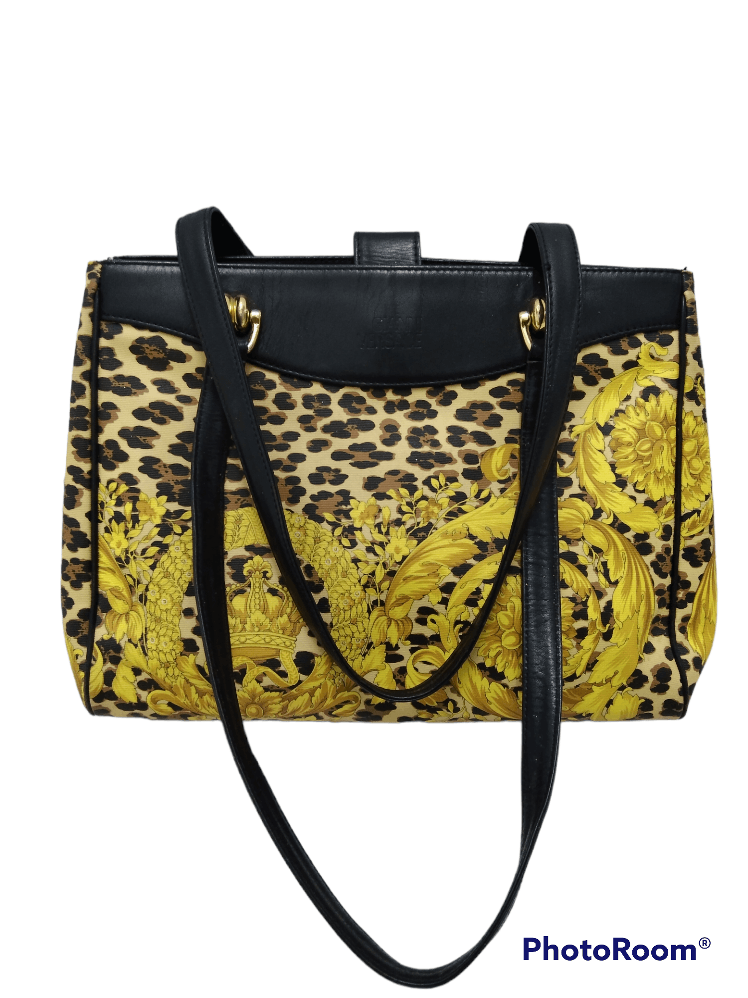 Versace GIANNI VERSACE BAROQUE LEOPARD SHOULDER Size ONE SIZE - 2 Thumbnail