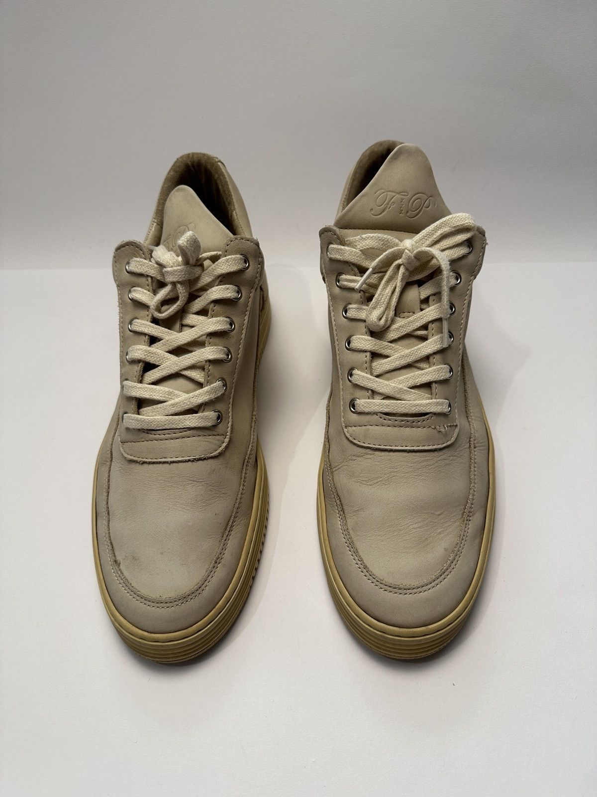 Filling Pieces Filling Pieces Low Top Monotone Stripe in Creme Size US 10 / EU 43 - 3 Thumbnail