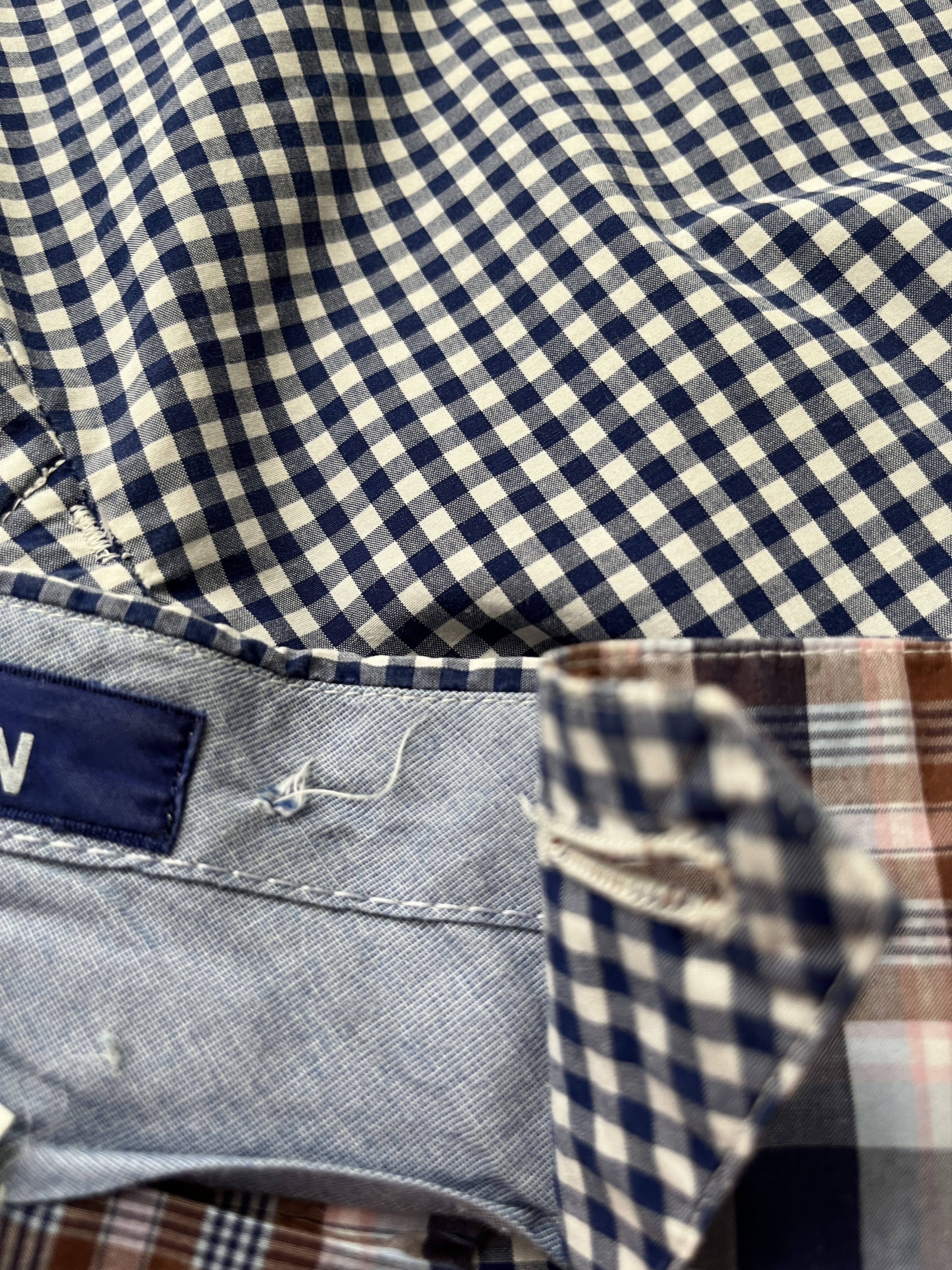 Comme des Garcons × Junya Watanabe ⚡️QUICK SALE⚡️2012 Junya Watanabe CDG Blue Gingham Shorts Size US 30 / EU 46 - 3 Thumbnail