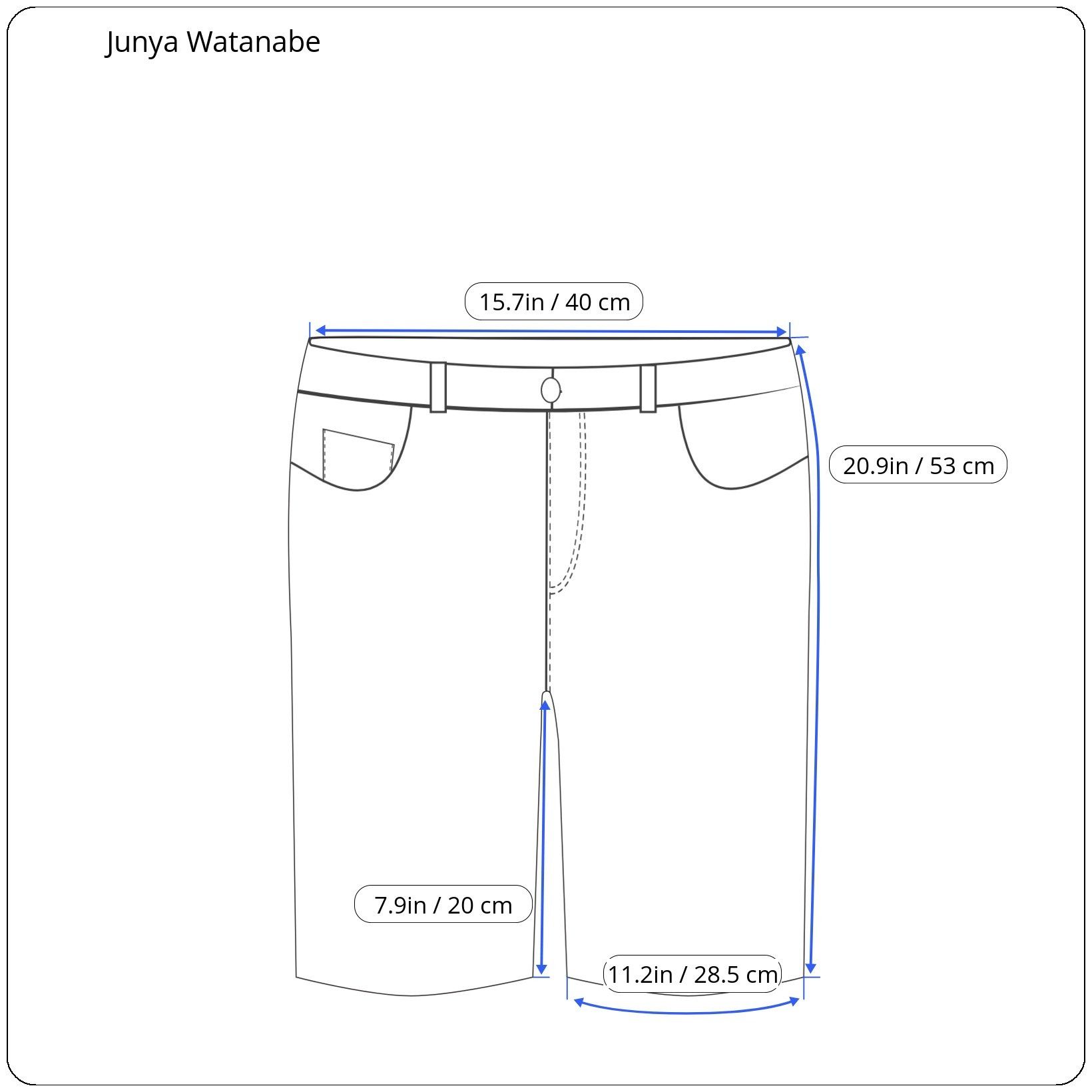 Comme des Garcons × Junya Watanabe ⚡️QUICK SALE⚡️2012 Junya Watanabe CDG Blue Gingham Shorts Size US 30 / EU 46 - 6 Thumbnail