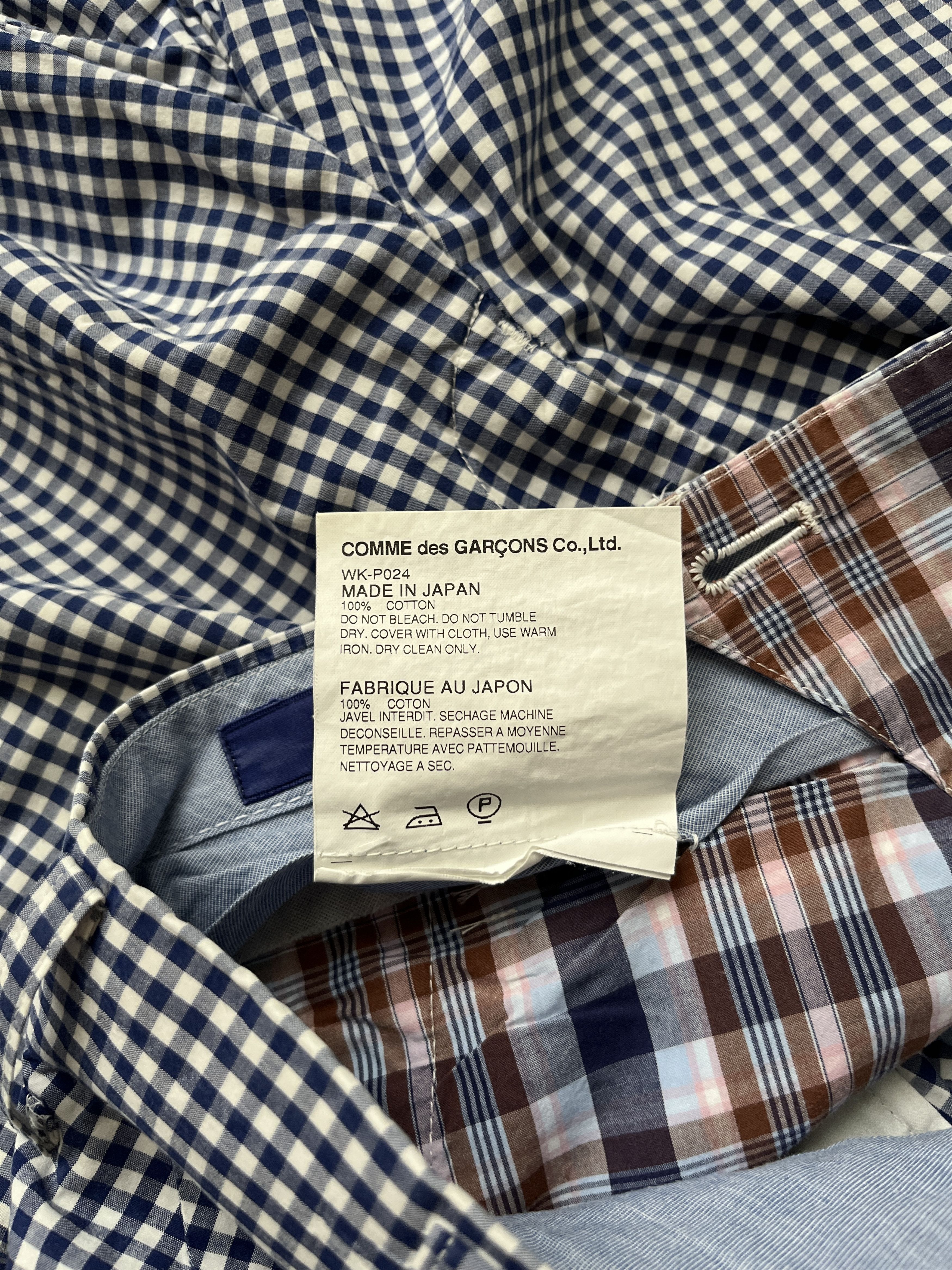 Comme des Garcons × Junya Watanabe ⚡️QUICK SALE⚡️2012 Junya Watanabe CDG Blue Gingham Shorts Size US 30 / EU 46 - 5 Thumbnail