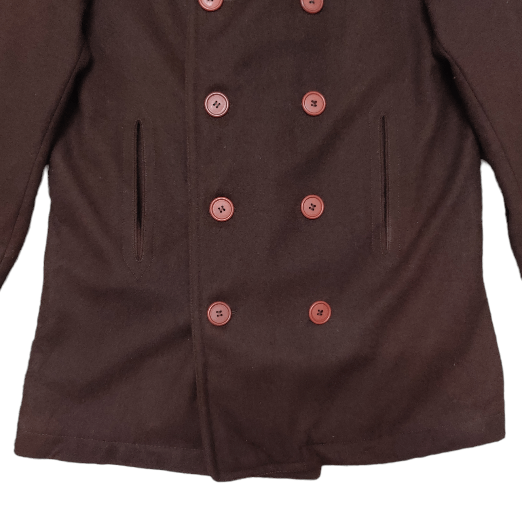 A.P.C. Vintage A.P.C. Wool Coat Double Breasted Brown Size US M / EU 48-50 / 2 - 3 Thumbnail