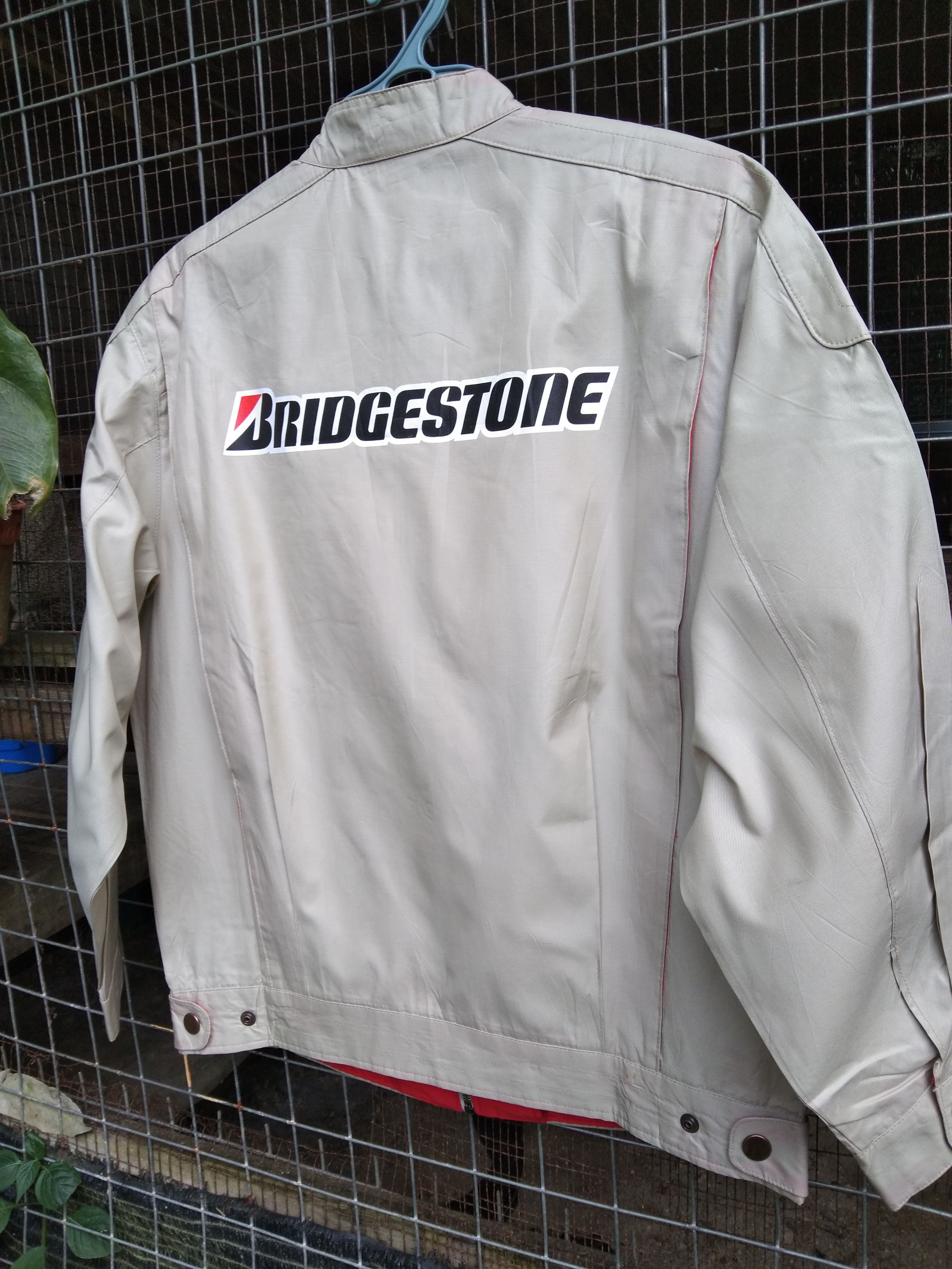 Japanese Brand × Vintage BRIDGESTONE NYLON LIGHT JACKET Size US L / EU 52-54 / 3 - 8 Thumbnail
