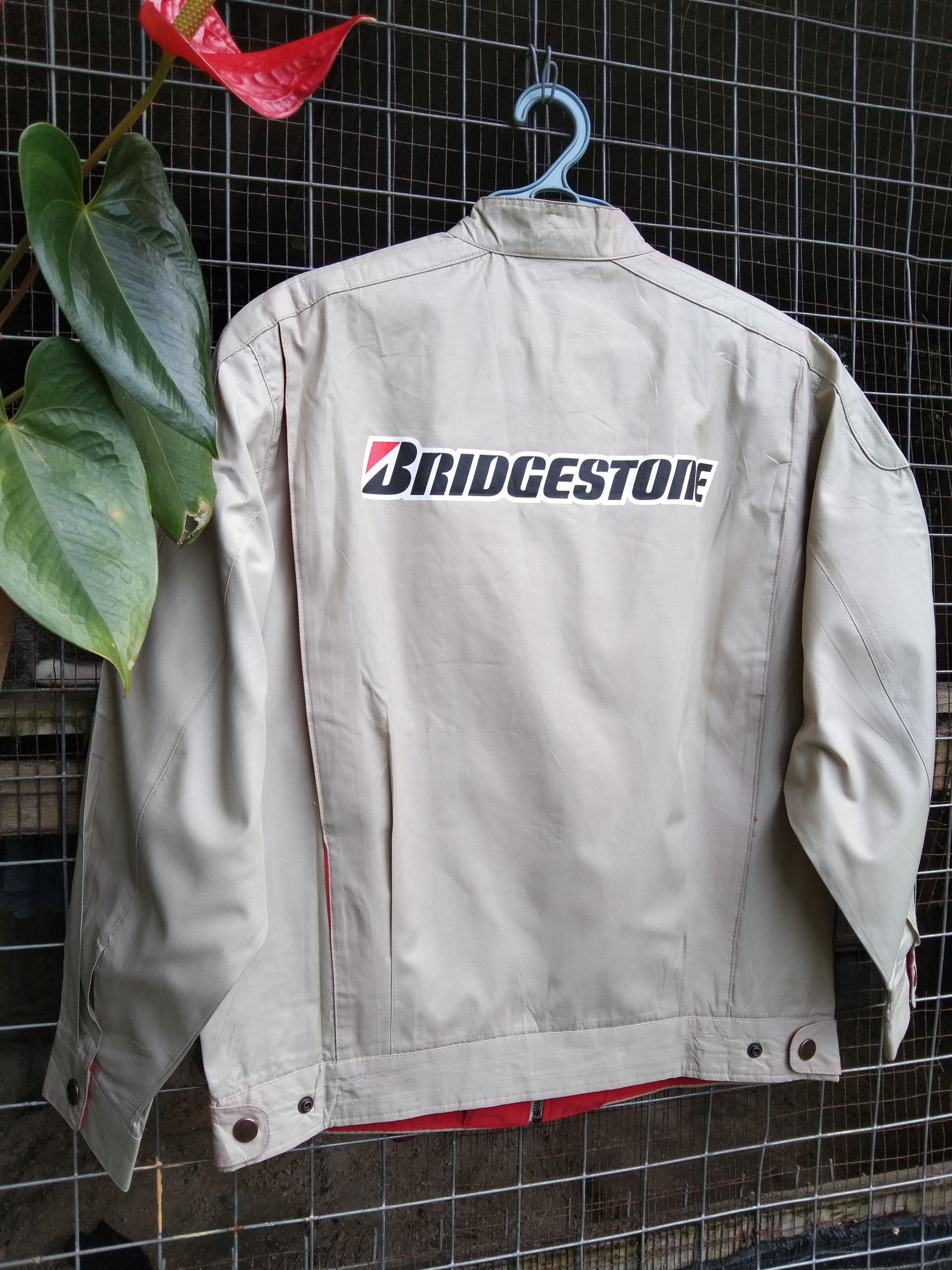 Japanese Brand × Vintage BRIDGESTONE NYLON LIGHT JACKET Size US L / EU 52-54 / 3 - 9 Thumbnail