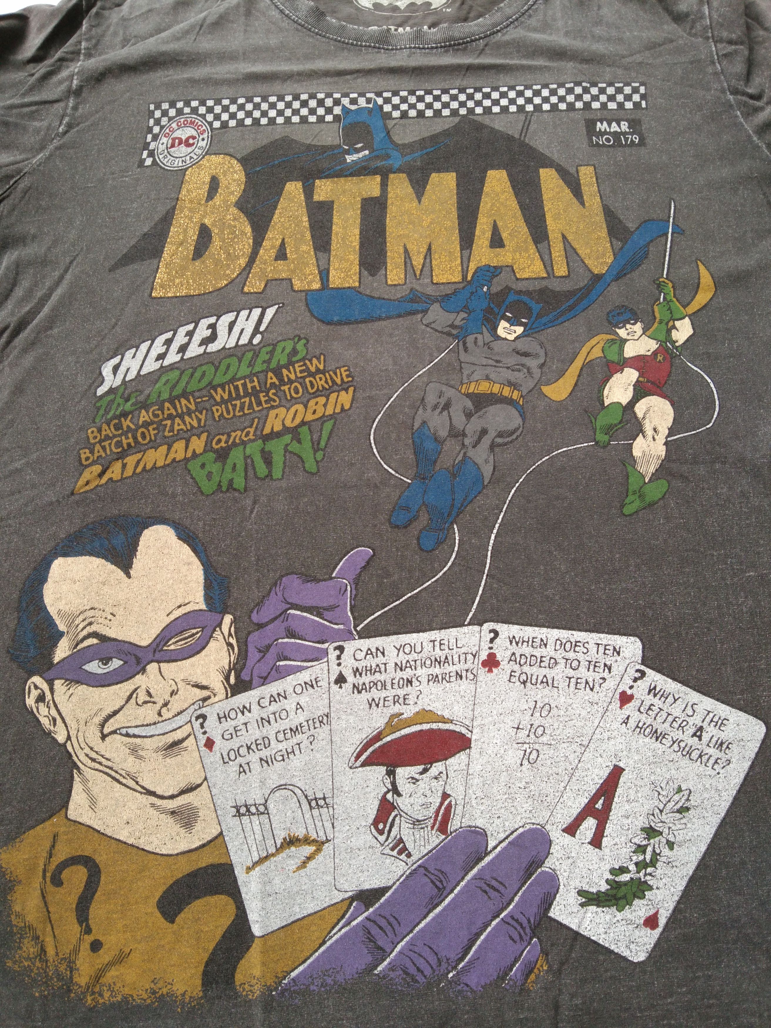 DC Comics VTG BATMAN VOL.179 MAR 1966 PRINTED TEE Size US L / EU 52-54 / 3 - 4 Thumbnail