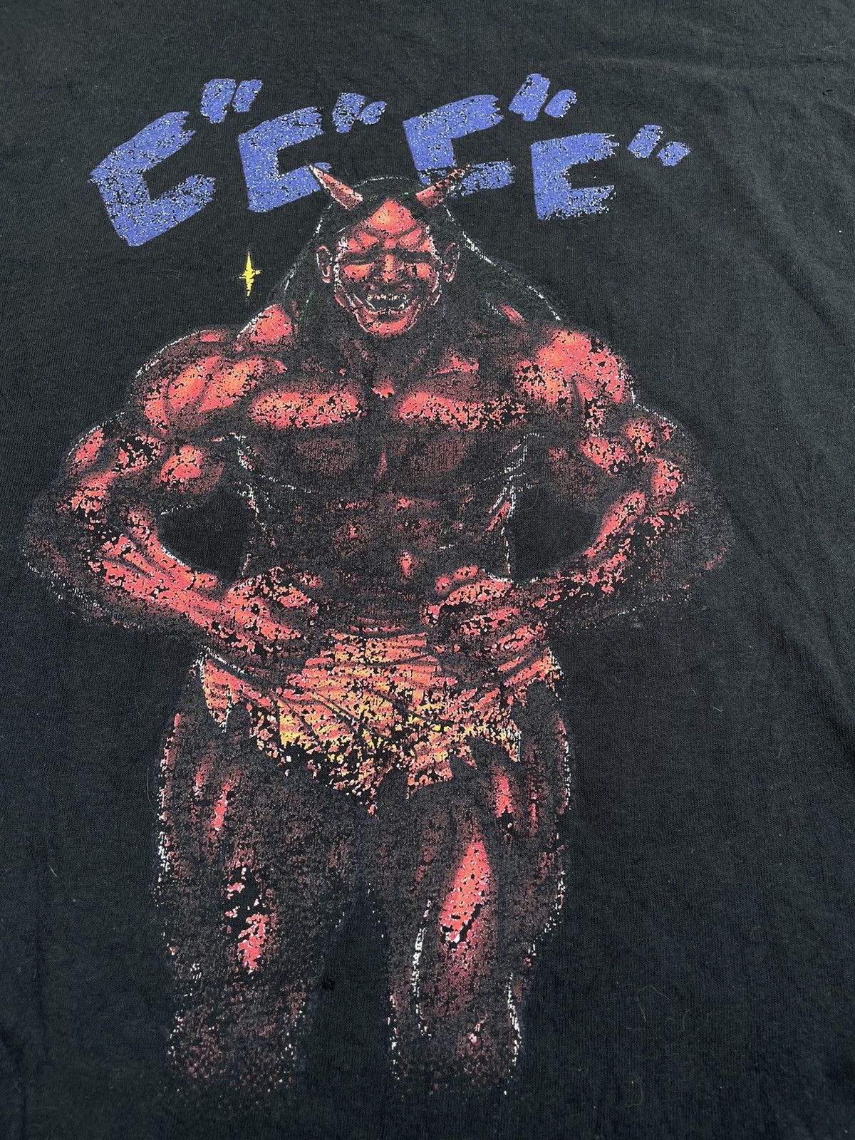Gildan × Japanese Brand × Vintage Y2K JAPANESE YAKUZA BLACK TEE Size US L / EU 52-54 / 3 - 3 Thumbnail