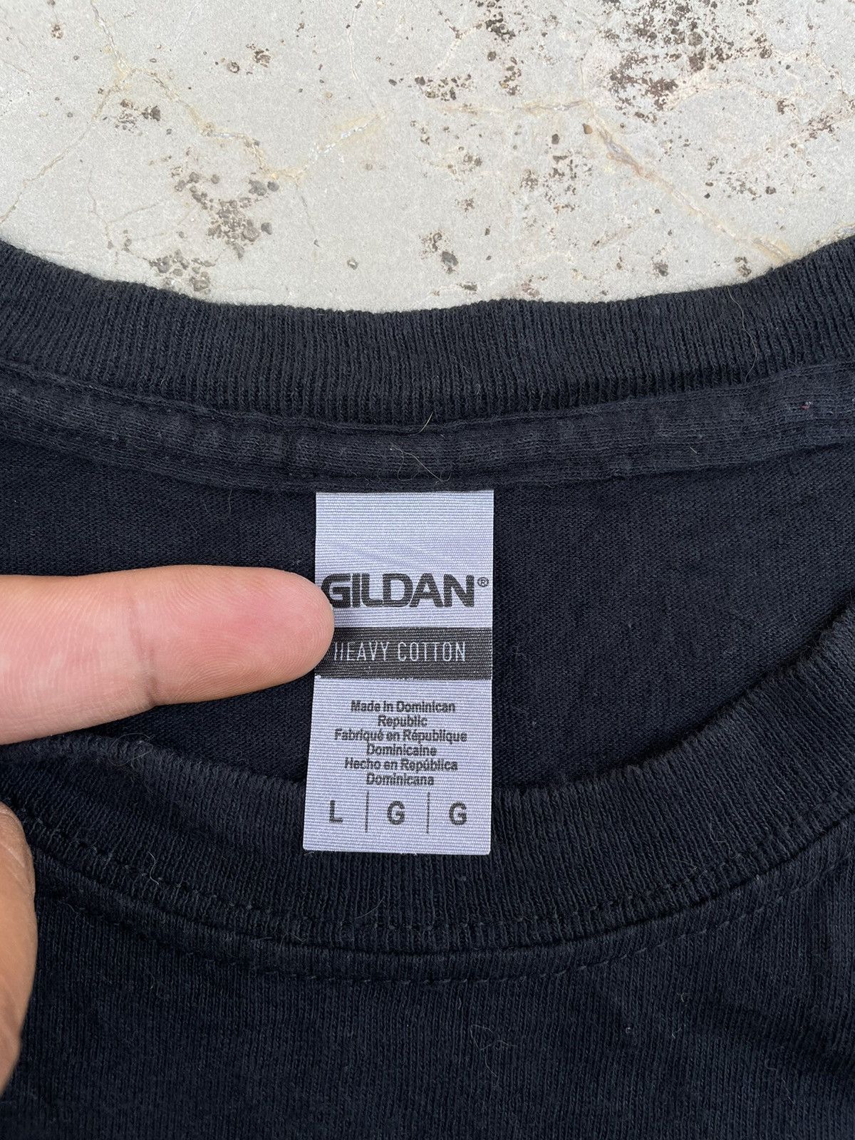 Gildan × Japanese Brand × Vintage Y2K JAPANESE YAKUZA BLACK TEE Size US L / EU 52-54 / 3 - 6 Thumbnail