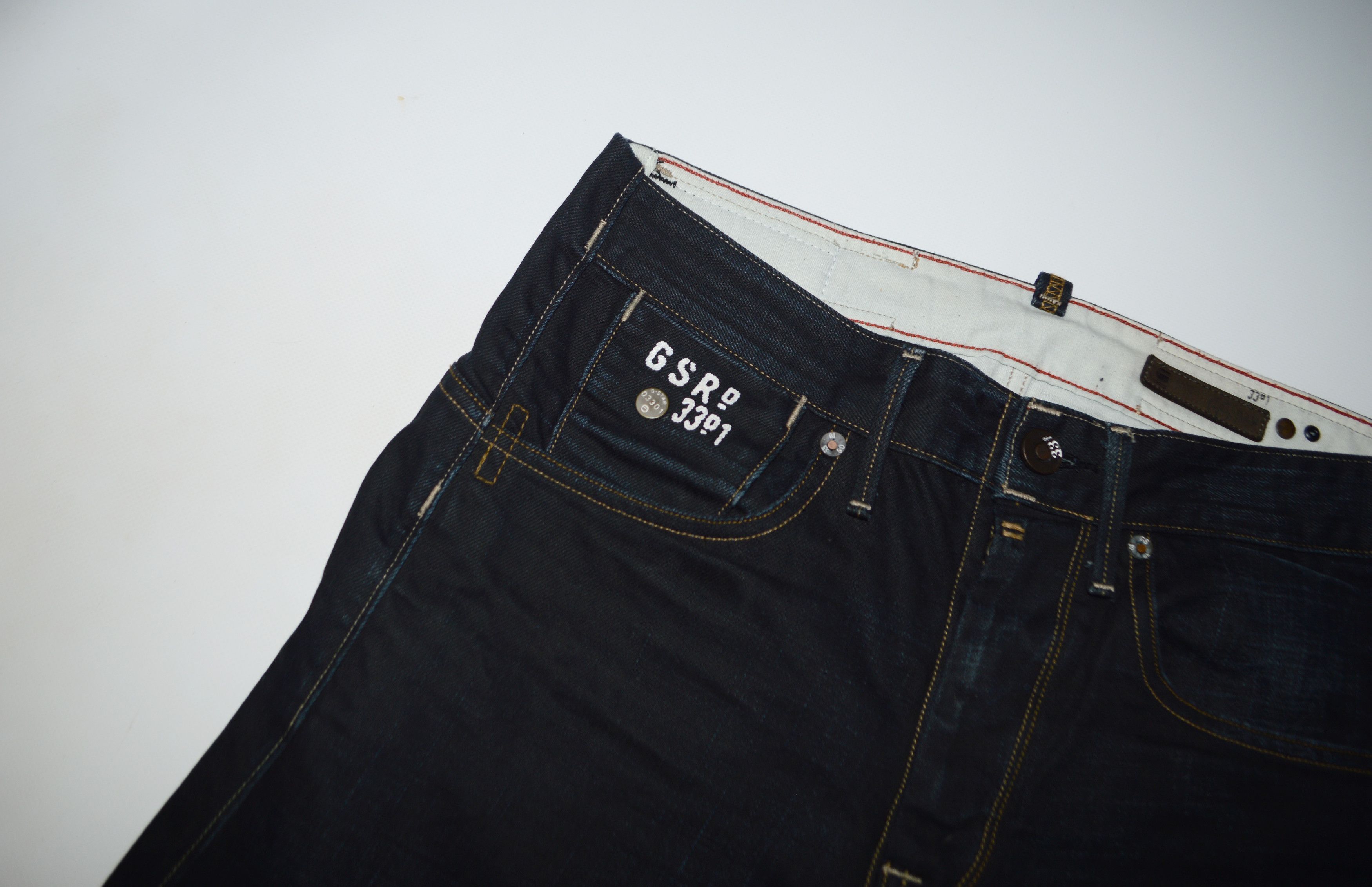 G-Star G-Star Raw 3301 Structor Straight Black Denim Jeans Size US 30 / EU 46 - 5 Thumbnail
