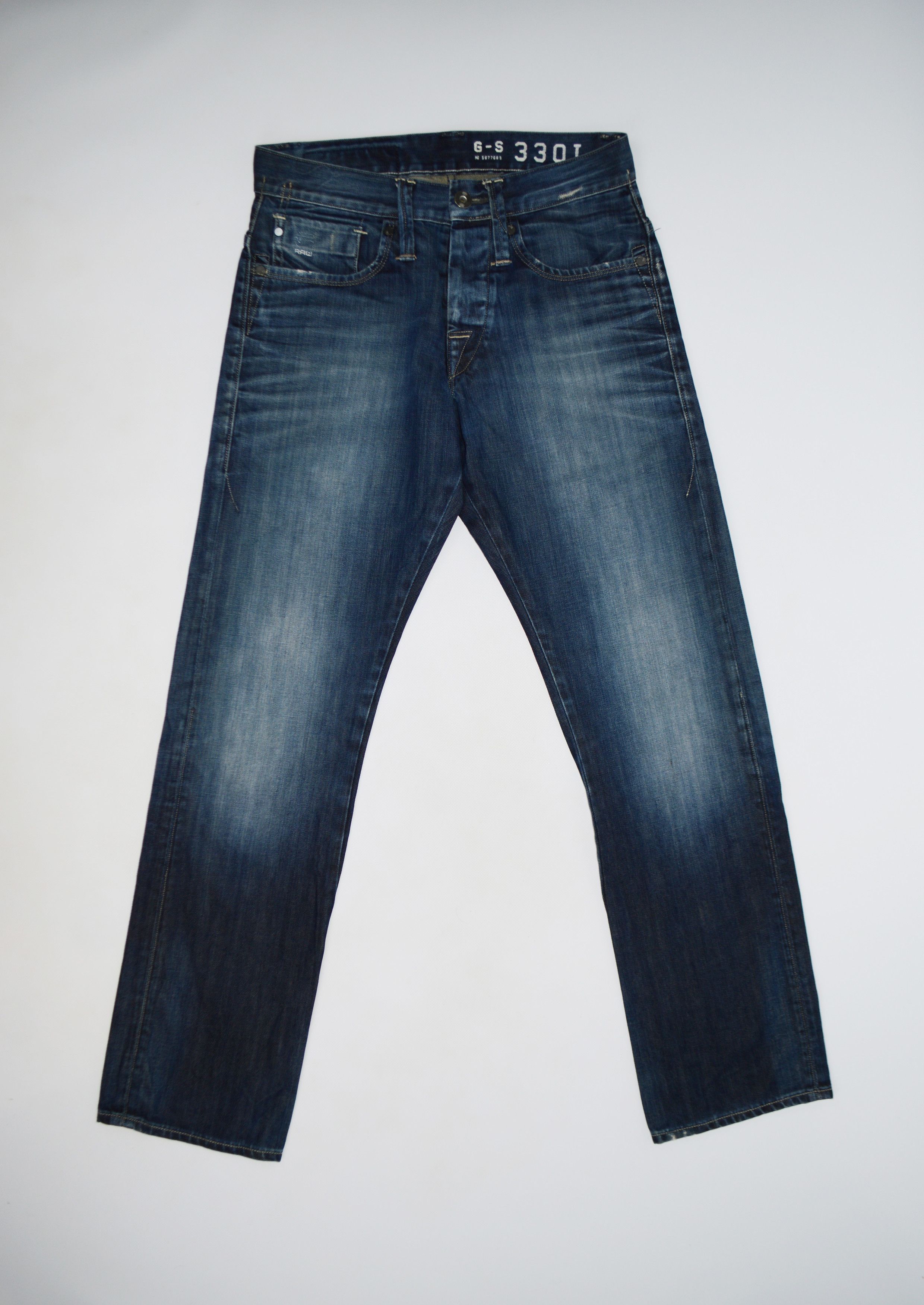 G-Star G-Star Raw 3301 Victor Straight Jeans Size US 29 - 1 Thumbnail