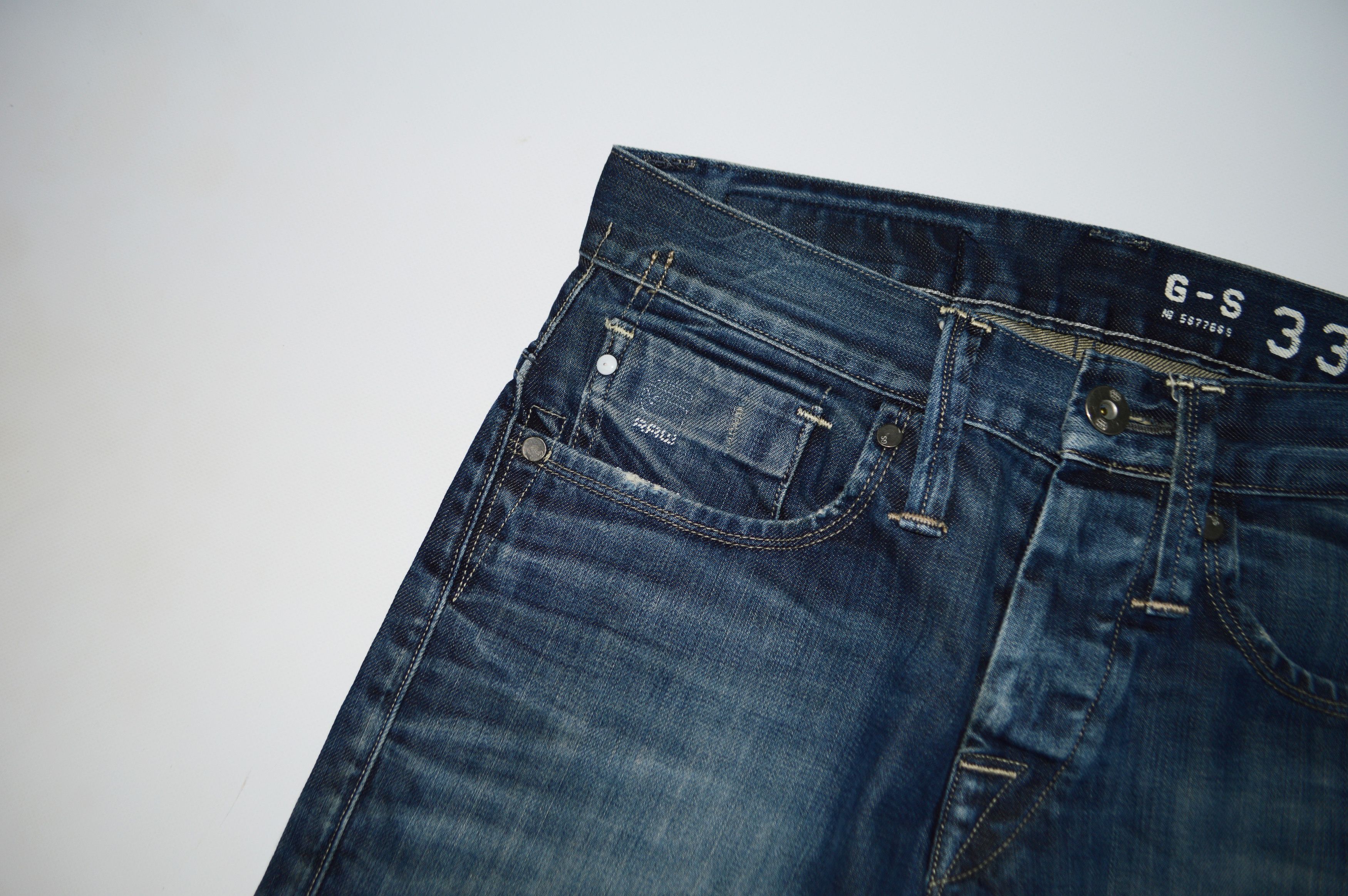 G-Star G-Star Raw 3301 Victor Straight Jeans Size US 29 - 5 Thumbnail