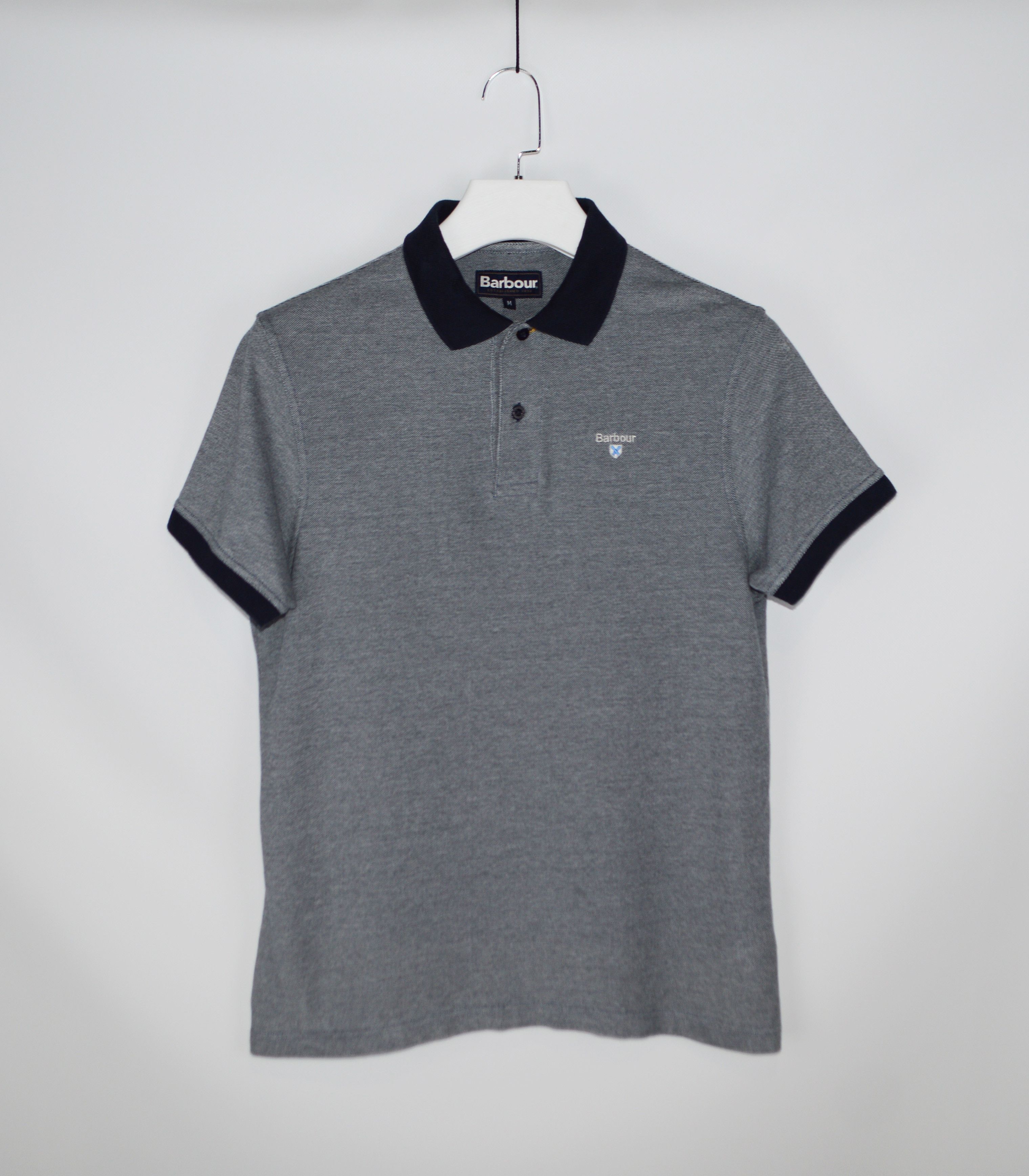 Barbour Barbour Blue Cotton Polo Shirt Size M Size US M / EU 48-50 / 2 - 1 Thumbnail