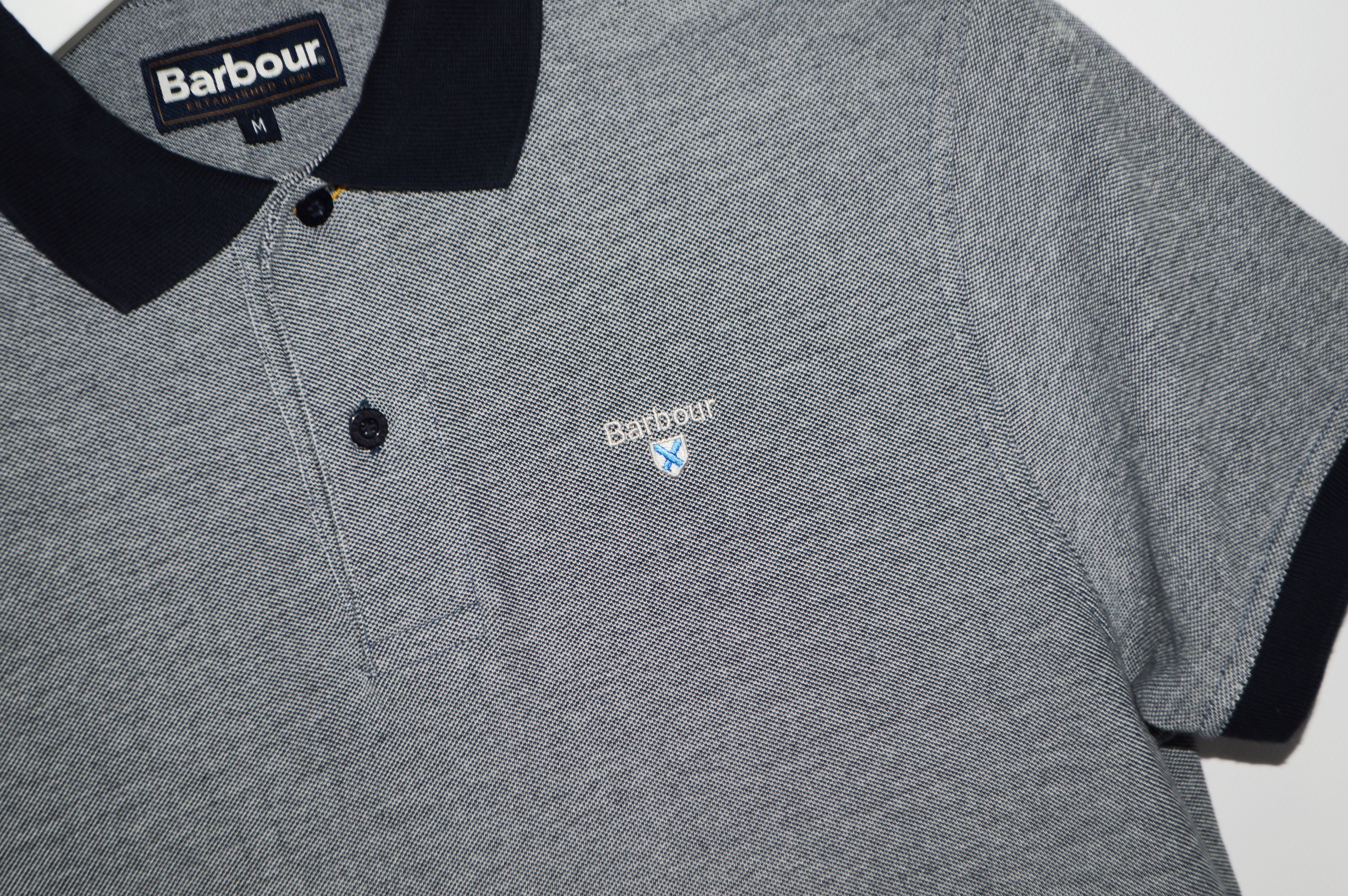 Barbour Barbour Blue Cotton Polo Shirt Size M Size US M / EU 48-50 / 2 - 3 Thumbnail