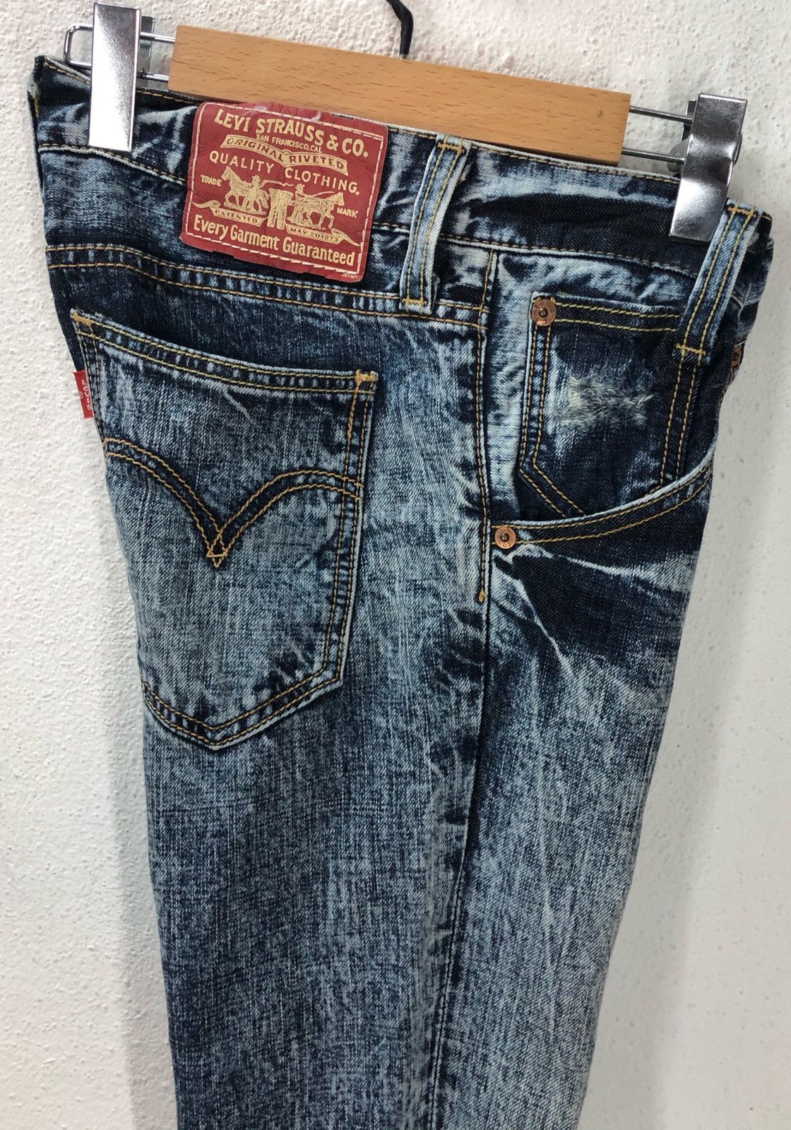 Levi's LEVI'S ASID WASH DENIM SELVEDGE JEAN RARE Size US 28 / EU 44 - 11 Thumbnail