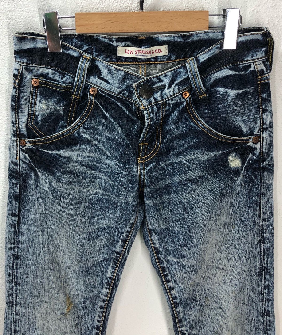 Levi's LEVI'S ASID WASH DENIM SELVEDGE JEAN RARE Size US 28 / EU 44 - 2 Thumbnail