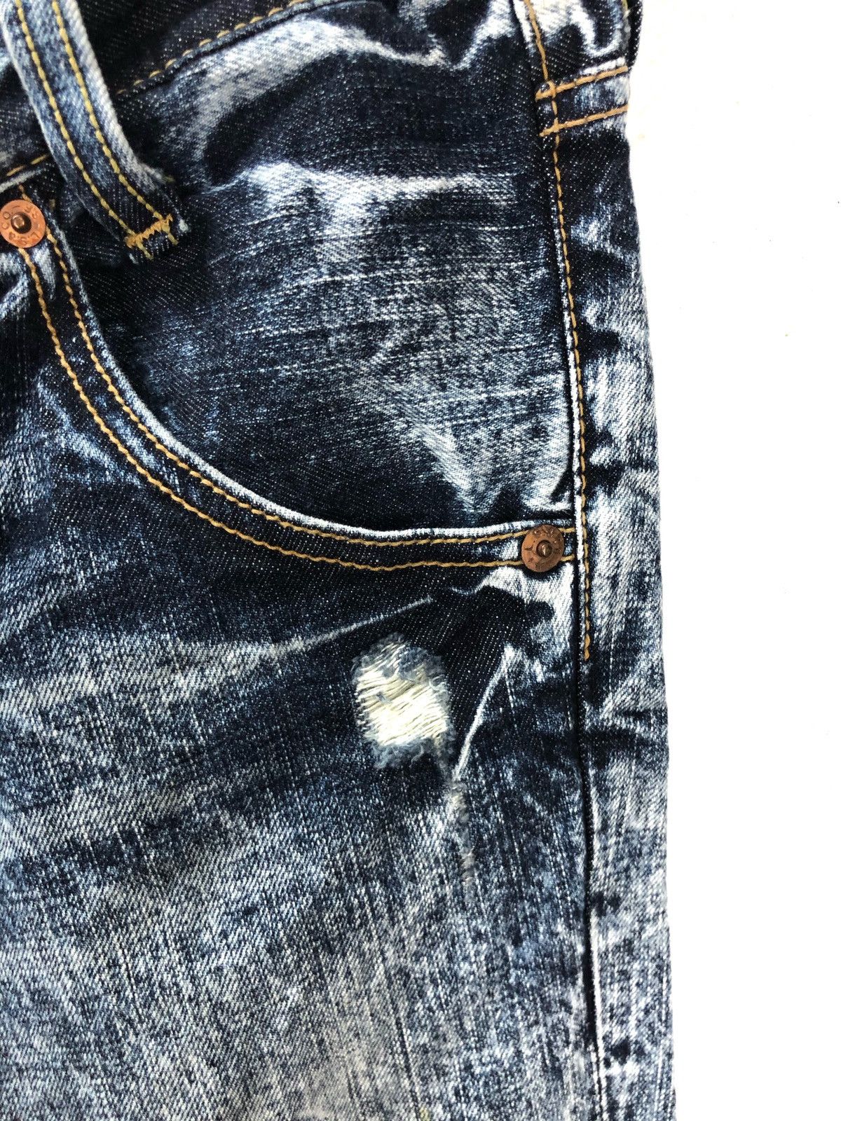 Levi's LEVI'S ASID WASH DENIM SELVEDGE JEAN RARE Size US 28 / EU 44 - 5 Thumbnail