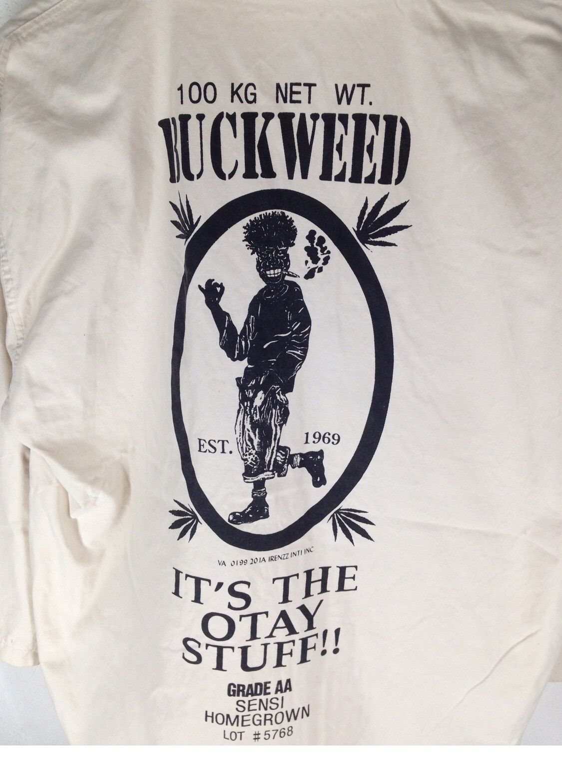 Vintage Vintage 90's buckweed it's the otay stuff Jacket cw21 Size US L / EU 52-54 / 3 - 4 Thumbnail
