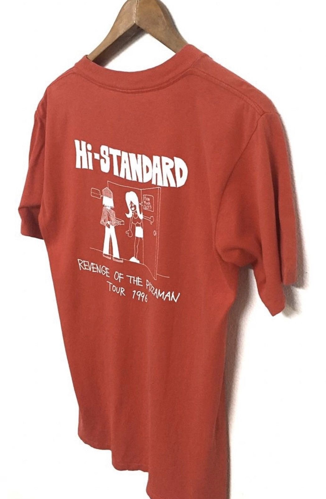 Vintage Hi-STANDARD japanese hardcore punk band red t-shirt