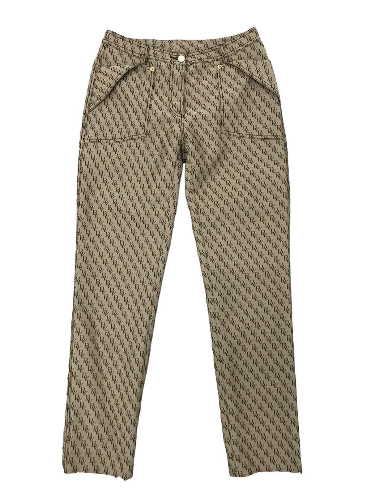 Bottega Veneta Bottega Veneta Monogram Pants Size 28" / US 6 / IT 42 - 1 Thumbnail