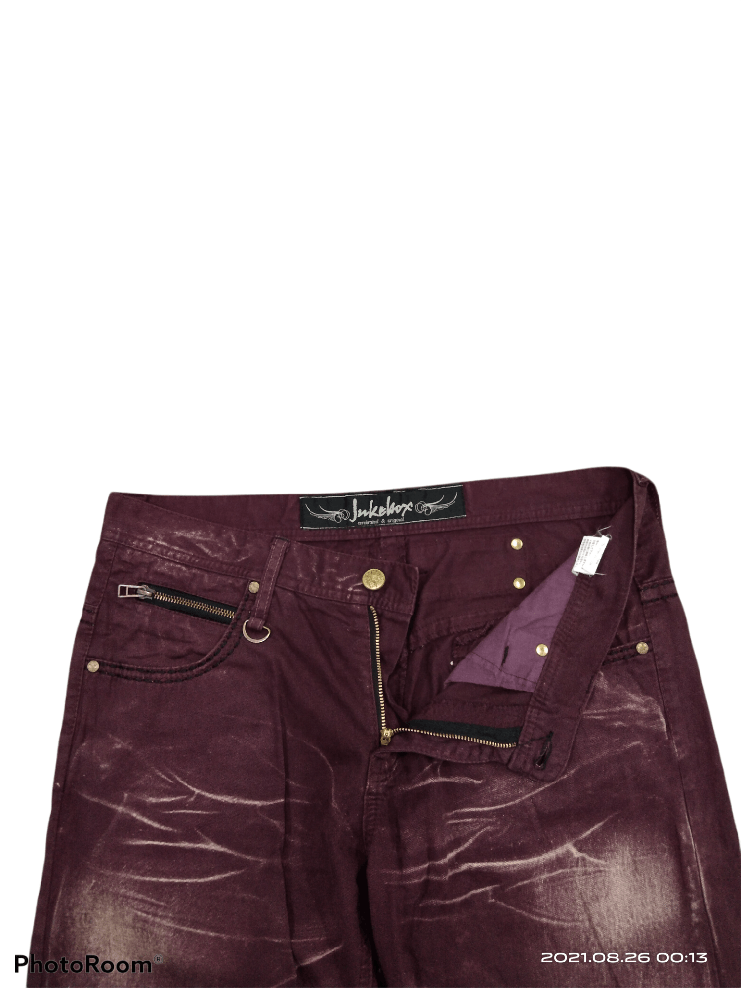 Hysteric Glamour DISTRESSED JAPANESE BRAND JUKEBOX Size US 33 - 4 Thumbnail