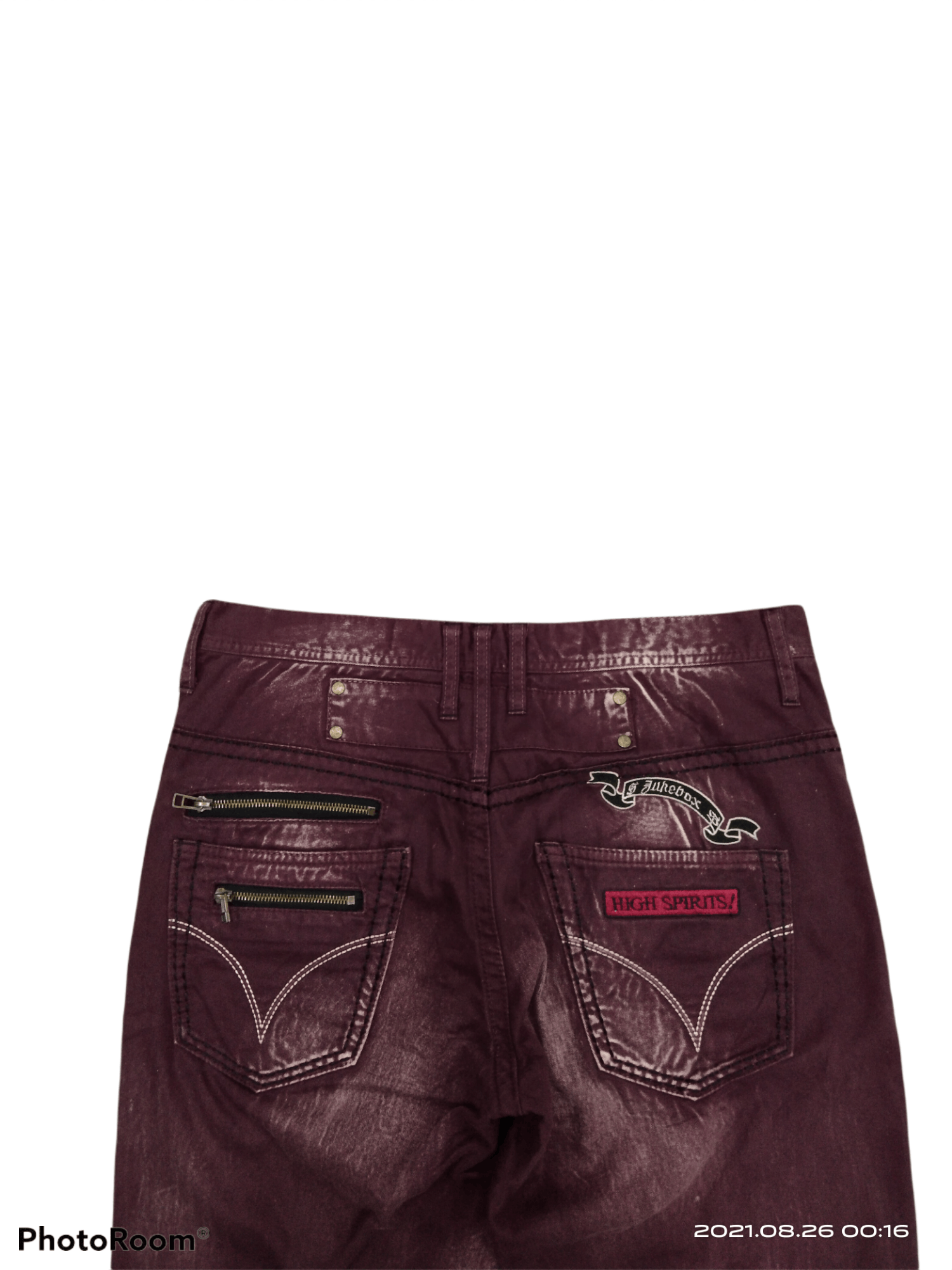 Hysteric Glamour DISTRESSED JAPANESE BRAND JUKEBOX Size US 33 - 5 Thumbnail
