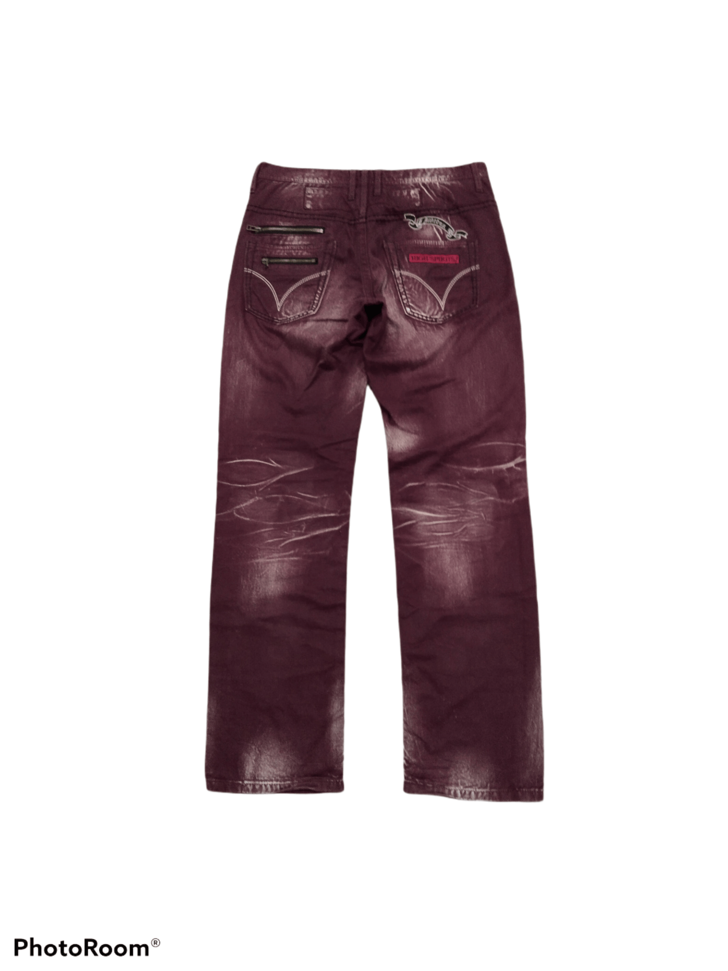 Hysteric Glamour DISTRESSED JAPANESE BRAND JUKEBOX Size US 33 - 2 Thumbnail