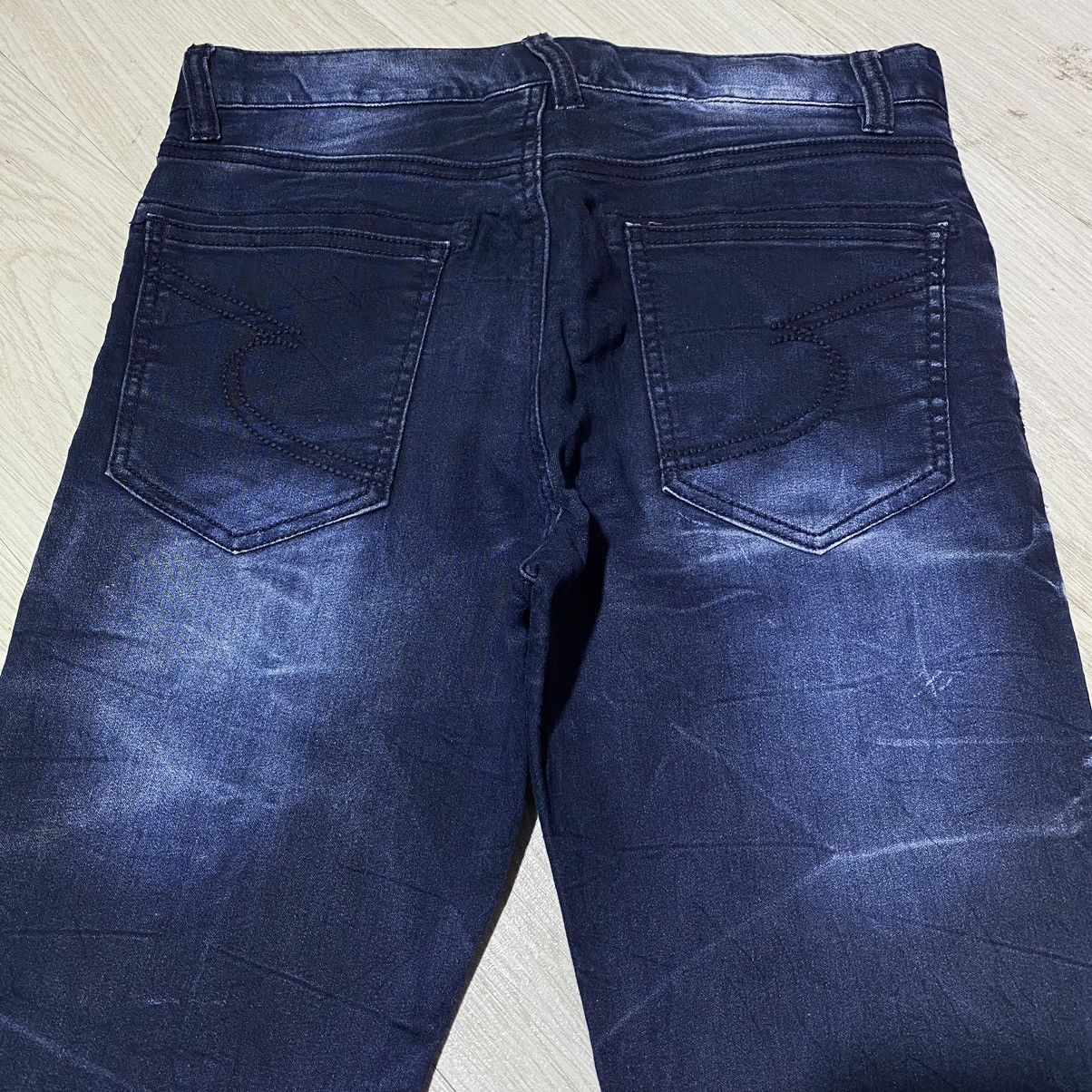 If Six Was Nine × Le Grande Bleu (L.G.B.) Semantic Design Bow Cut Soft Jeans Size US 30 / EU 46 - 5 Thumbnail