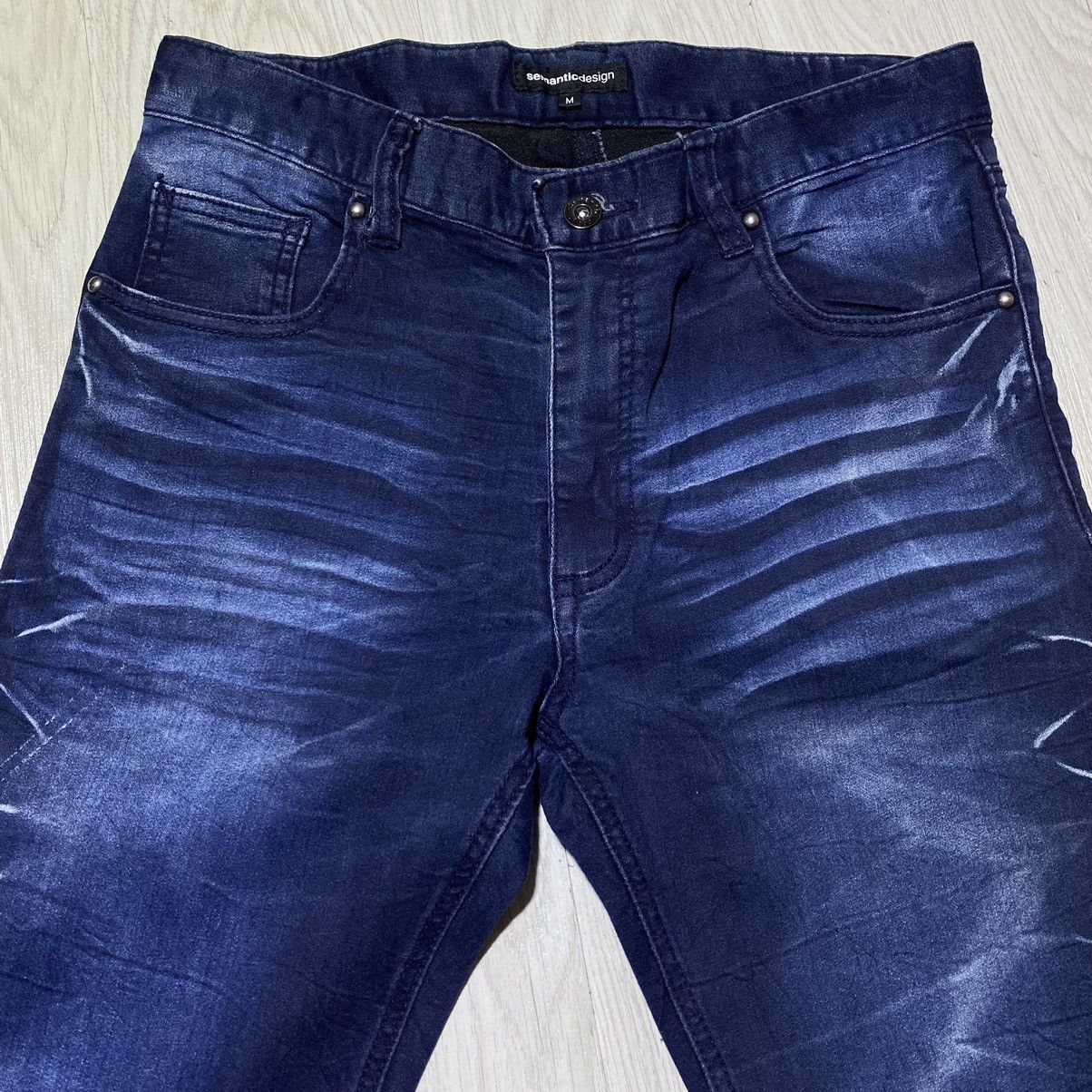 If Six Was Nine × Le Grande Bleu (L.G.B.) Semantic Design Bow Cut Soft Jeans Size US 30 / EU 46 - 8 Thumbnail