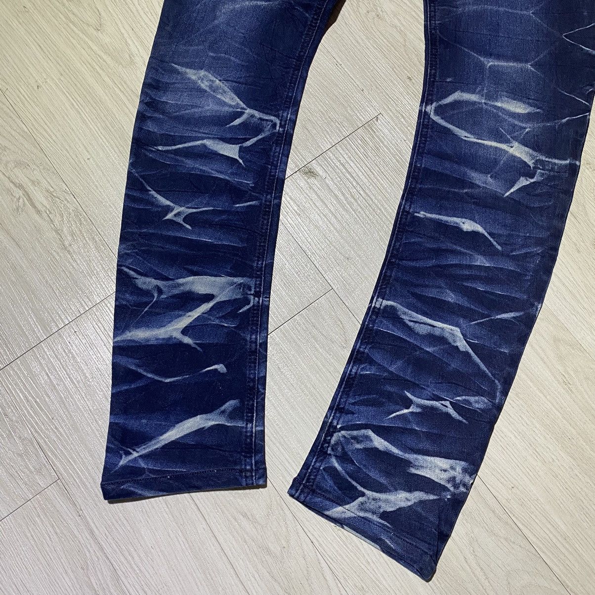 If Six Was Nine × Le Grande Bleu (L.G.B.) Semantic Design Bow Cut Soft Jeans Size US 30 / EU 46 - 6 Thumbnail