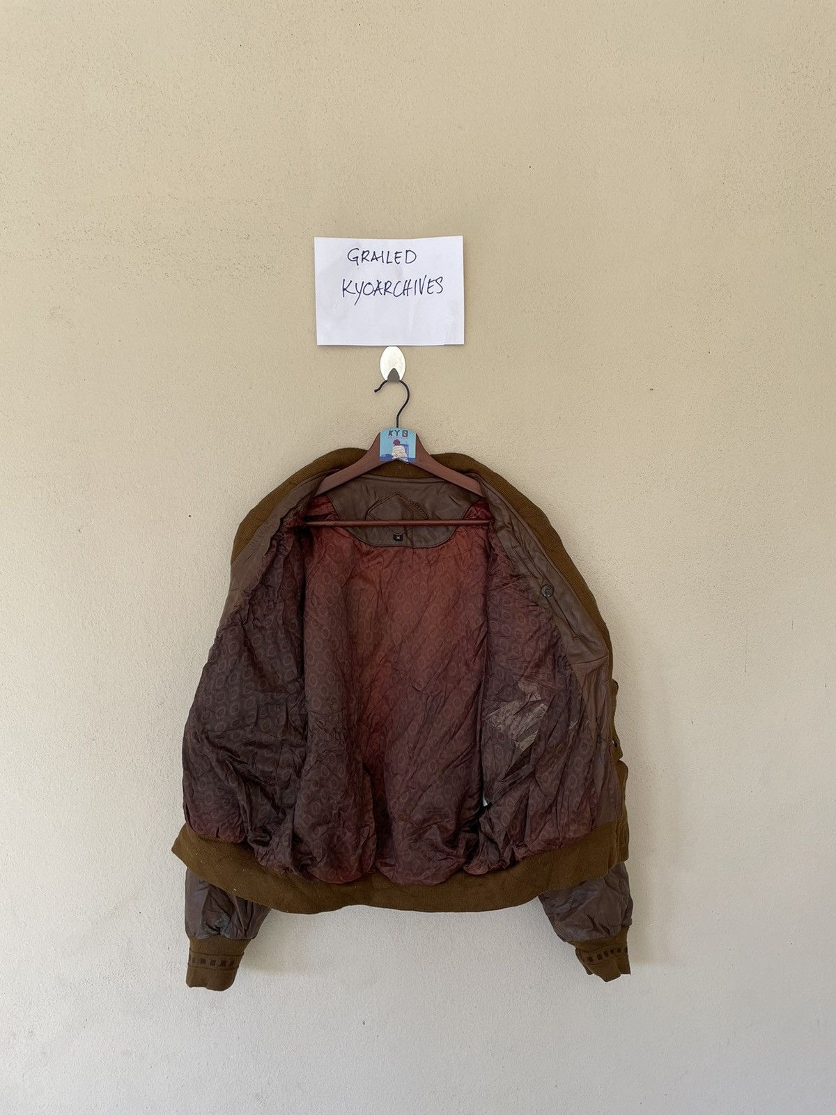 BMW × Honda × Vintage VTG RACING TEAM SYDNEY POLICE LEATHER CARDIGAN JACKET Size US M / EU 48-50 / 2 - 6 Thumbnail