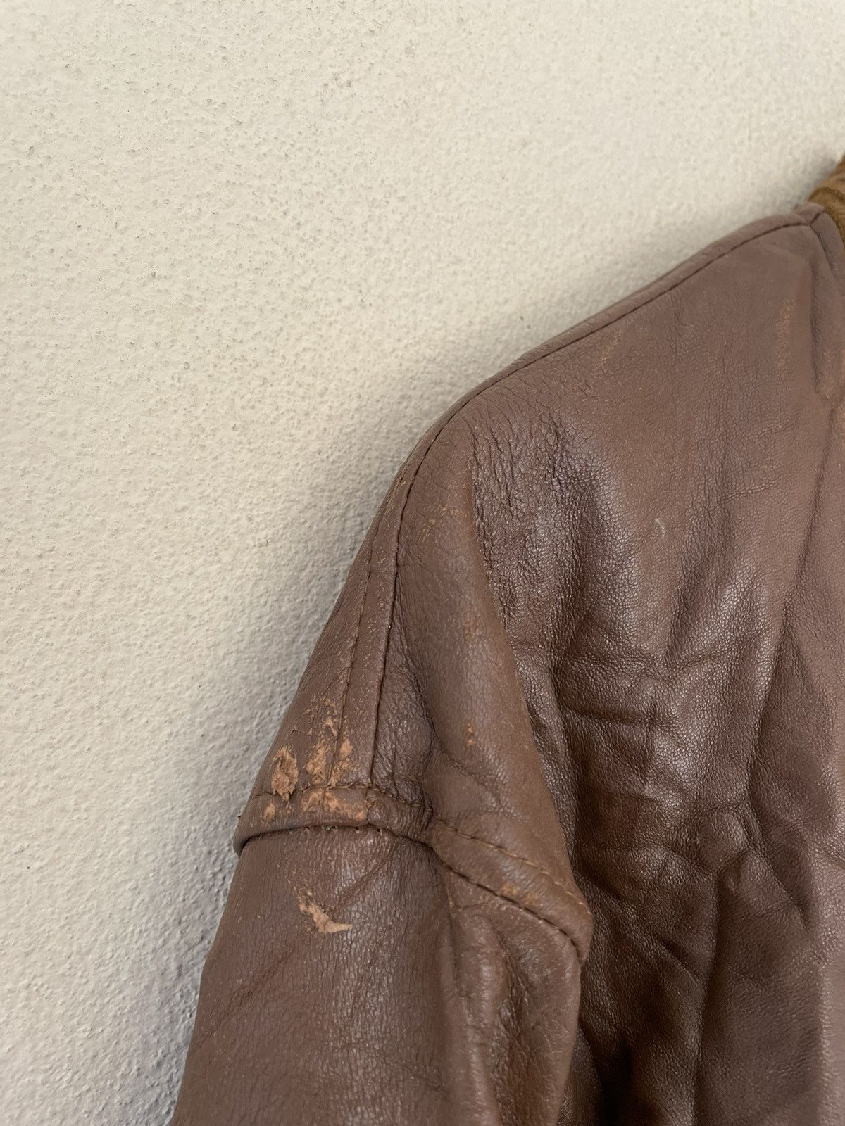 BMW × Honda × Vintage VTG RACING TEAM SYDNEY POLICE LEATHER CARDIGAN JACKET Size US M / EU 48-50 / 2 - 11 Thumbnail
