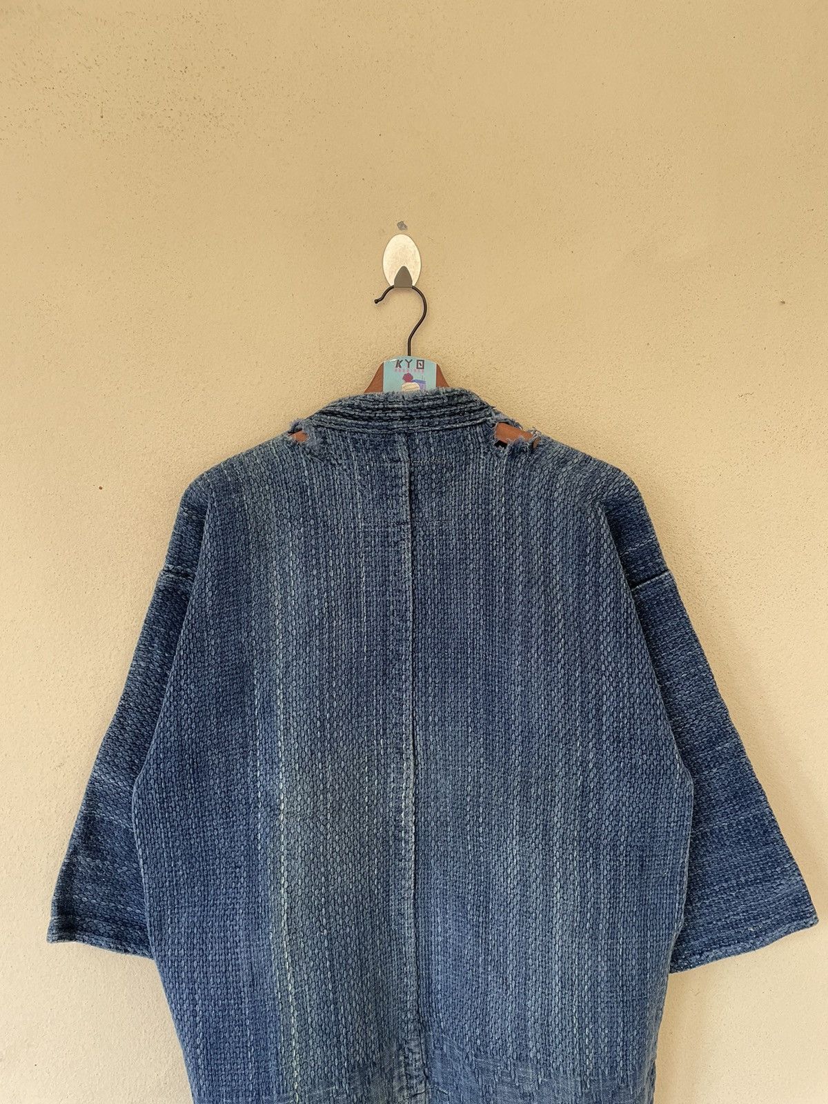 Indigo × Japanese Brand VINTAGE DISSTRESSED JAPANESE NORAGI KIMONOS Size US L / EU 52-54 / 3 - 9 Thumbnail