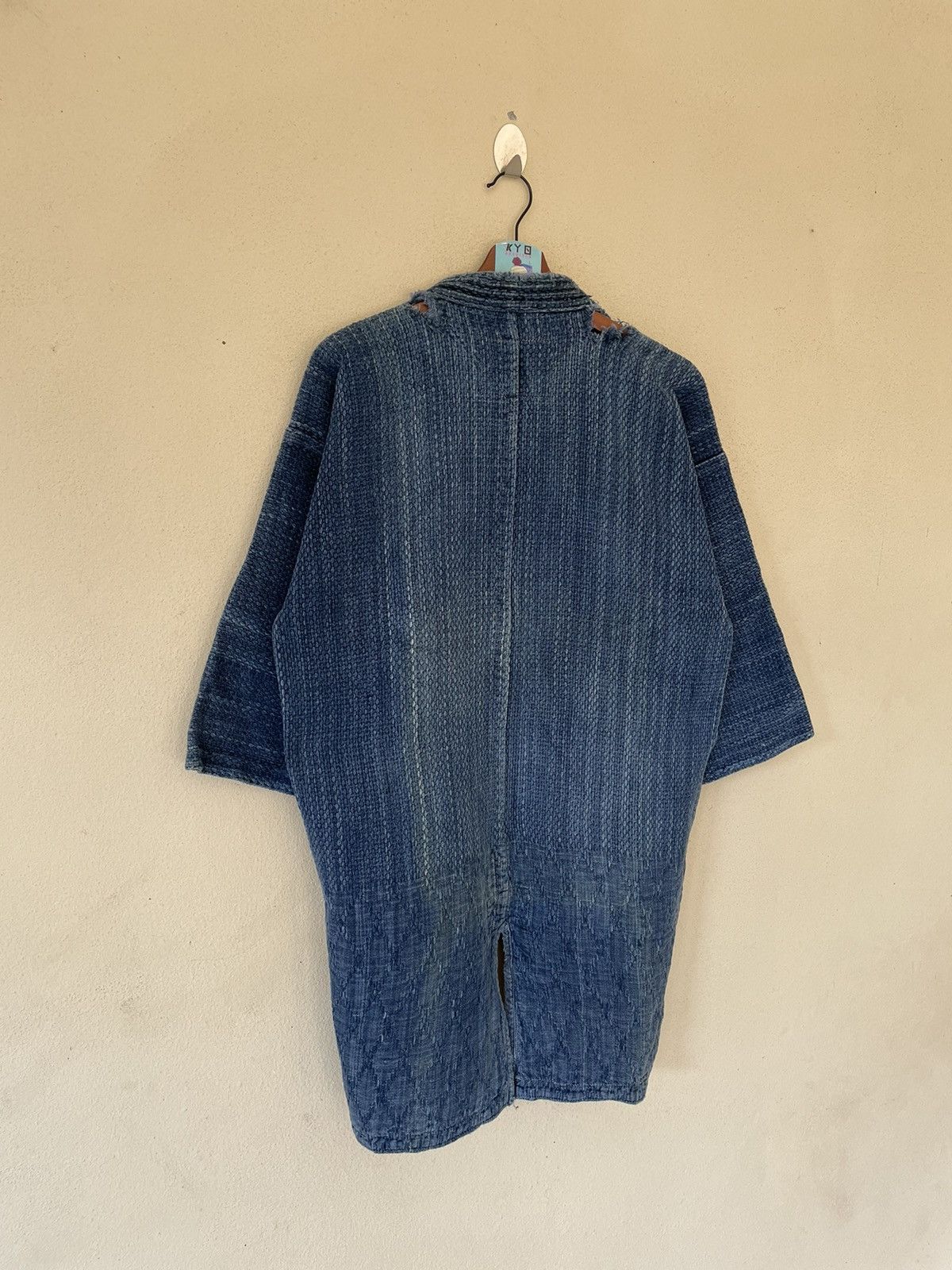 Indigo × Japanese Brand VINTAGE DISSTRESSED JAPANESE NORAGI KIMONOS Size US L / EU 52-54 / 3 - 8 Thumbnail