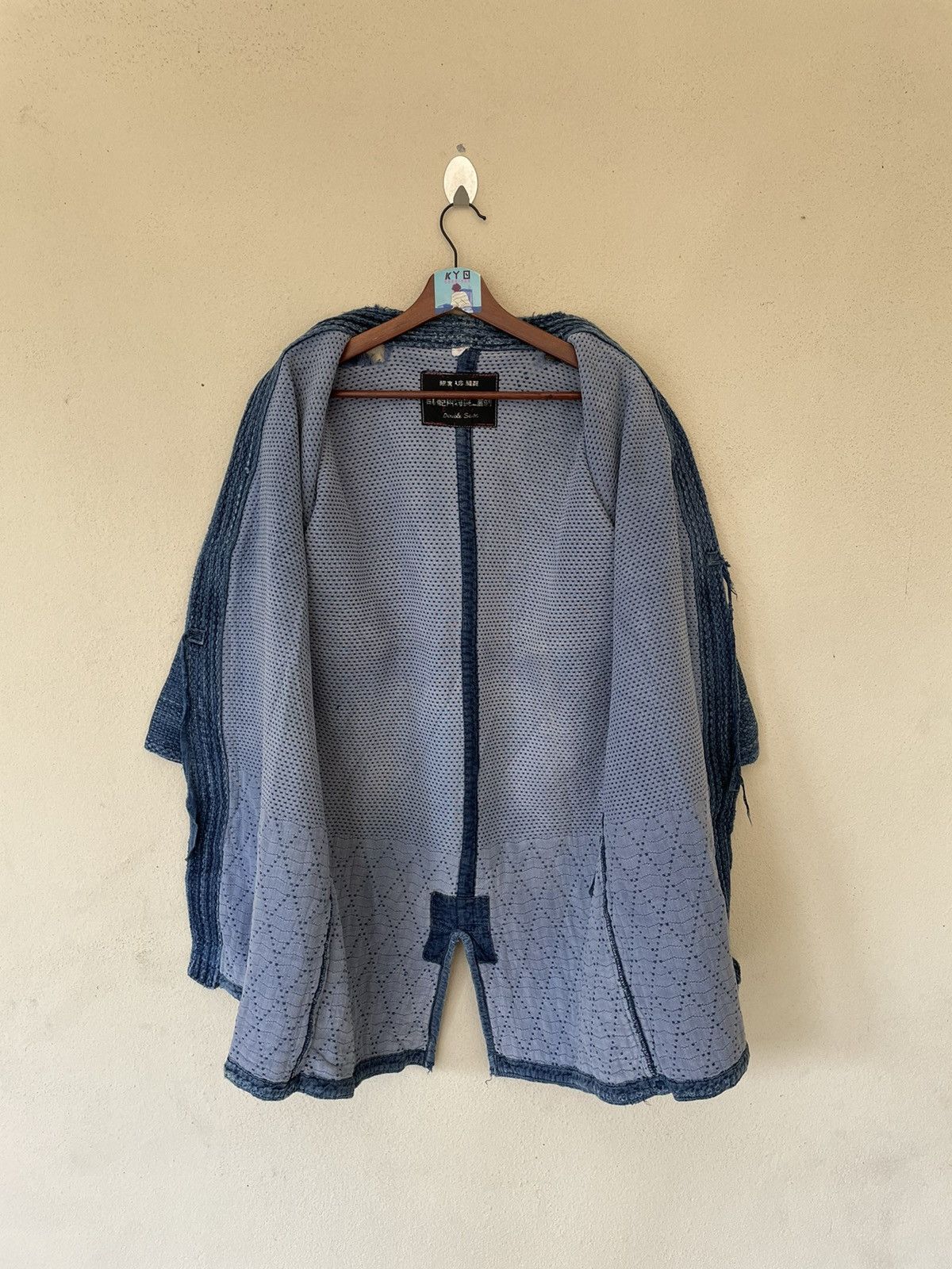 Indigo × Japanese Brand VINTAGE DISSTRESSED JAPANESE NORAGI KIMONOS Size US L / EU 52-54 / 3 - 10 Thumbnail