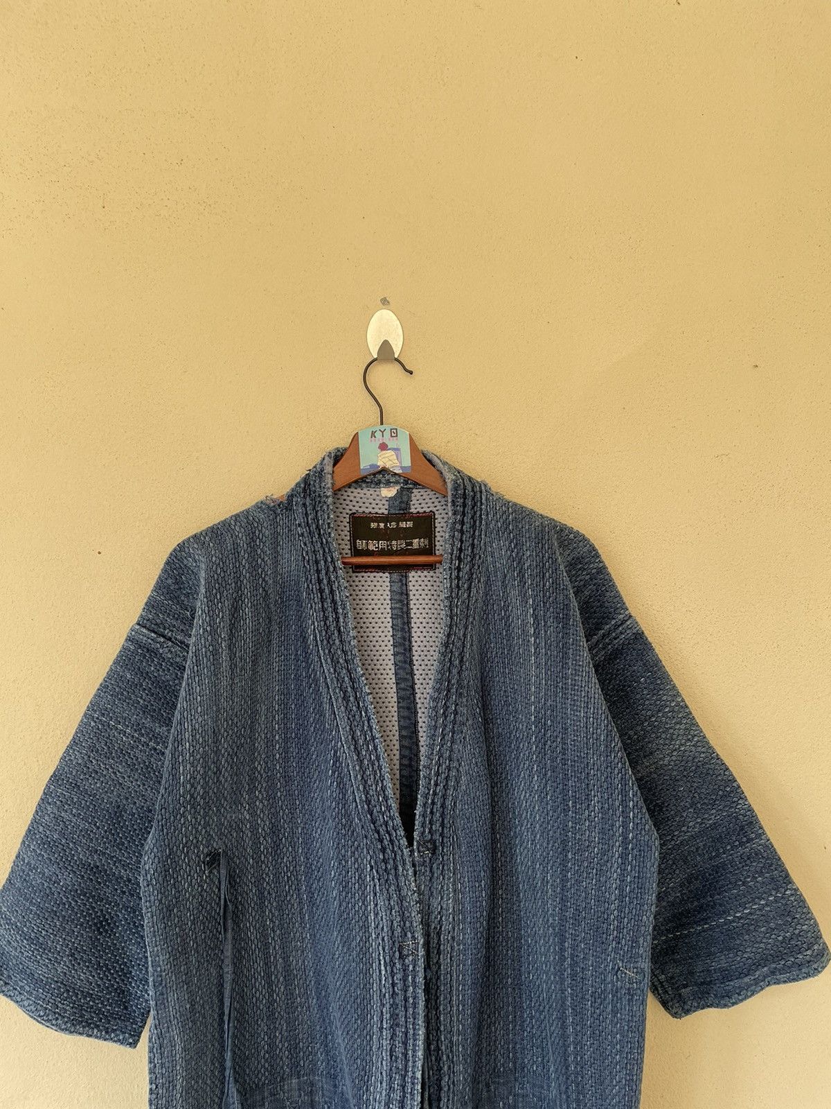 Indigo × Japanese Brand VINTAGE DISSTRESSED JAPANESE NORAGI KIMONOS Size US L / EU 52-54 / 3 - 5 Thumbnail