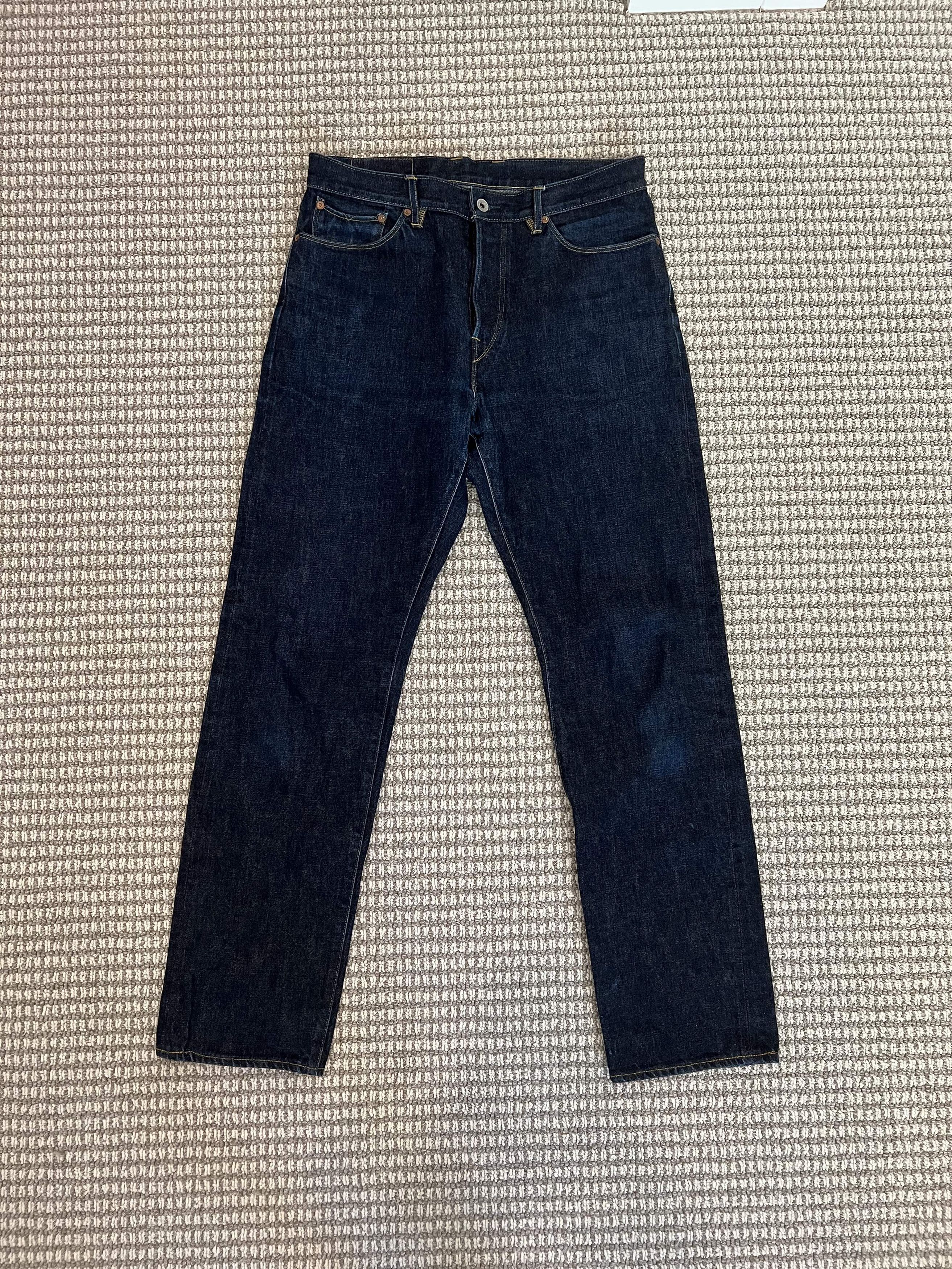 image of Stevenson Overall Co Carmel 220 Selvedge Denim in Indigo, Men's (Size 31)