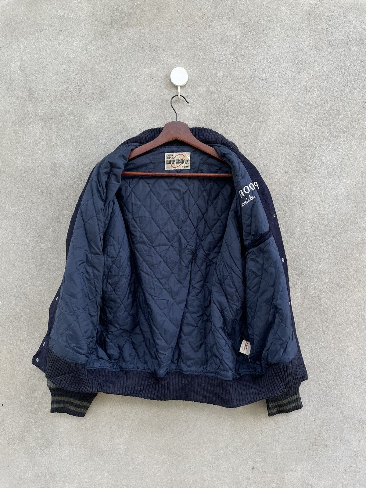 Japanese Brand VINTAGE POORS SINCE 1982 STADIUM JUMPER Size US L / EU 52-54 / 3 - 6 Thumbnail