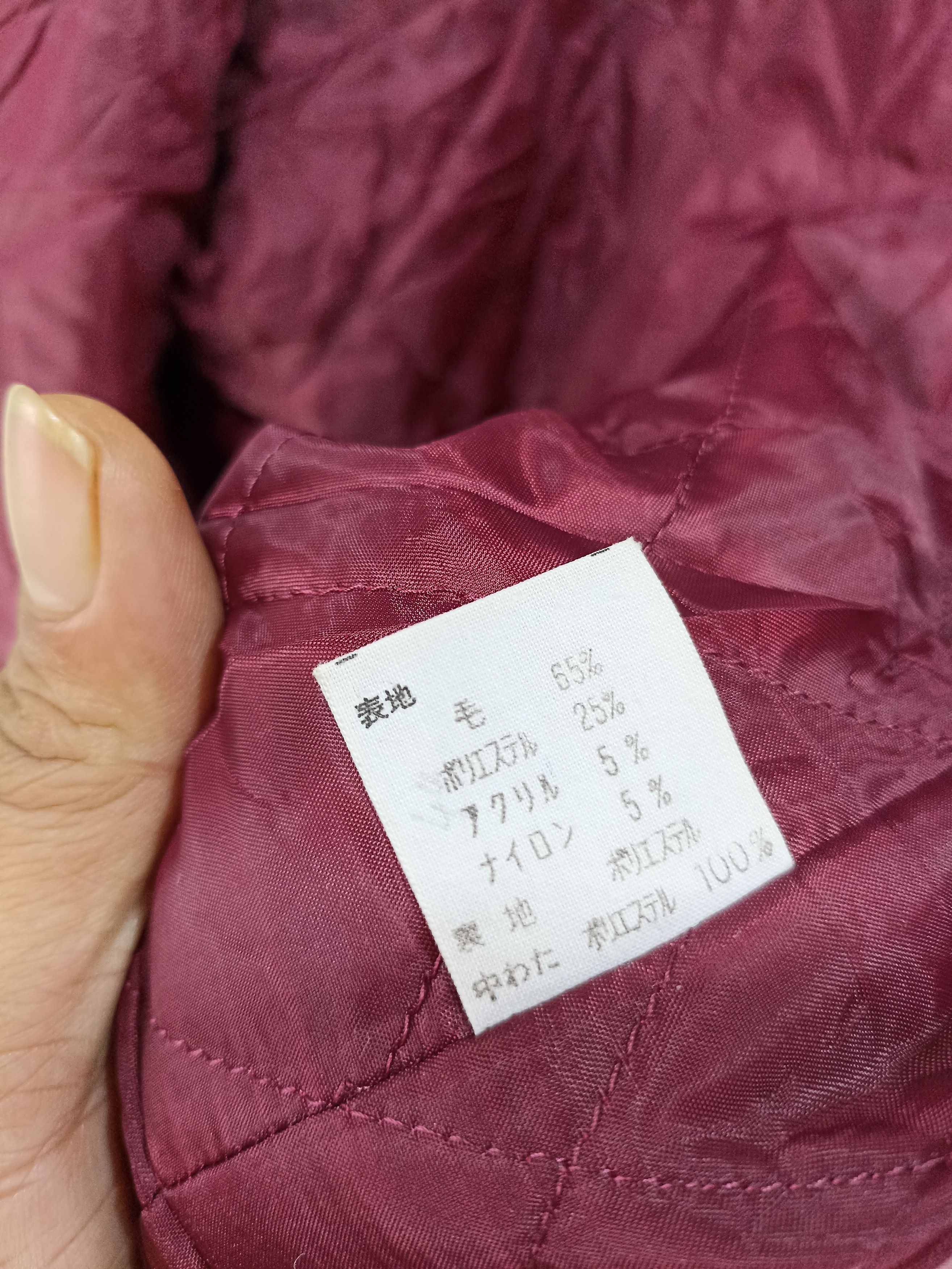 Japanese Brand × Vintage Vintage 22 Octobre Wool Hair Bomber Jacket Size US S / EU 44-46 / 1 - 9 Thumbnail