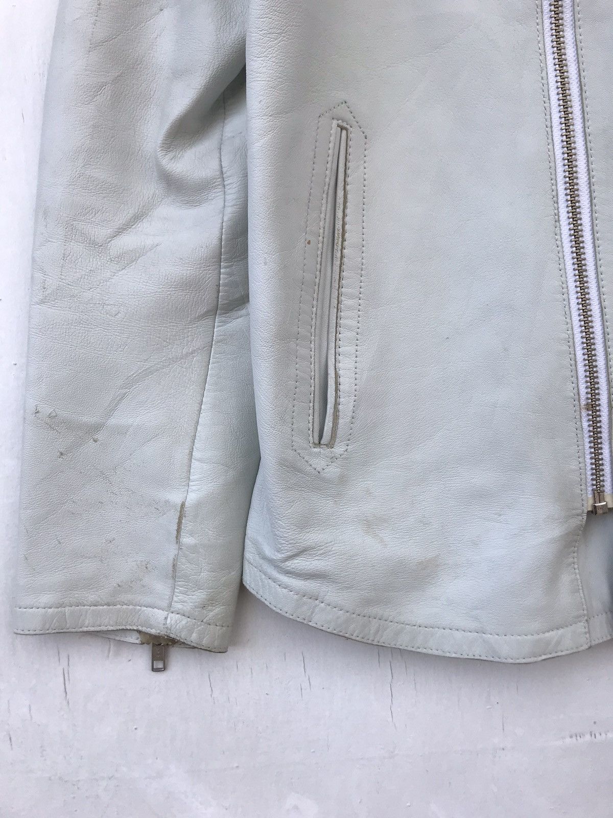 Japanese Brand Custom Culture Designer Leather Jacket Size US S / EU 44-46 / 1 - 6 Thumbnail