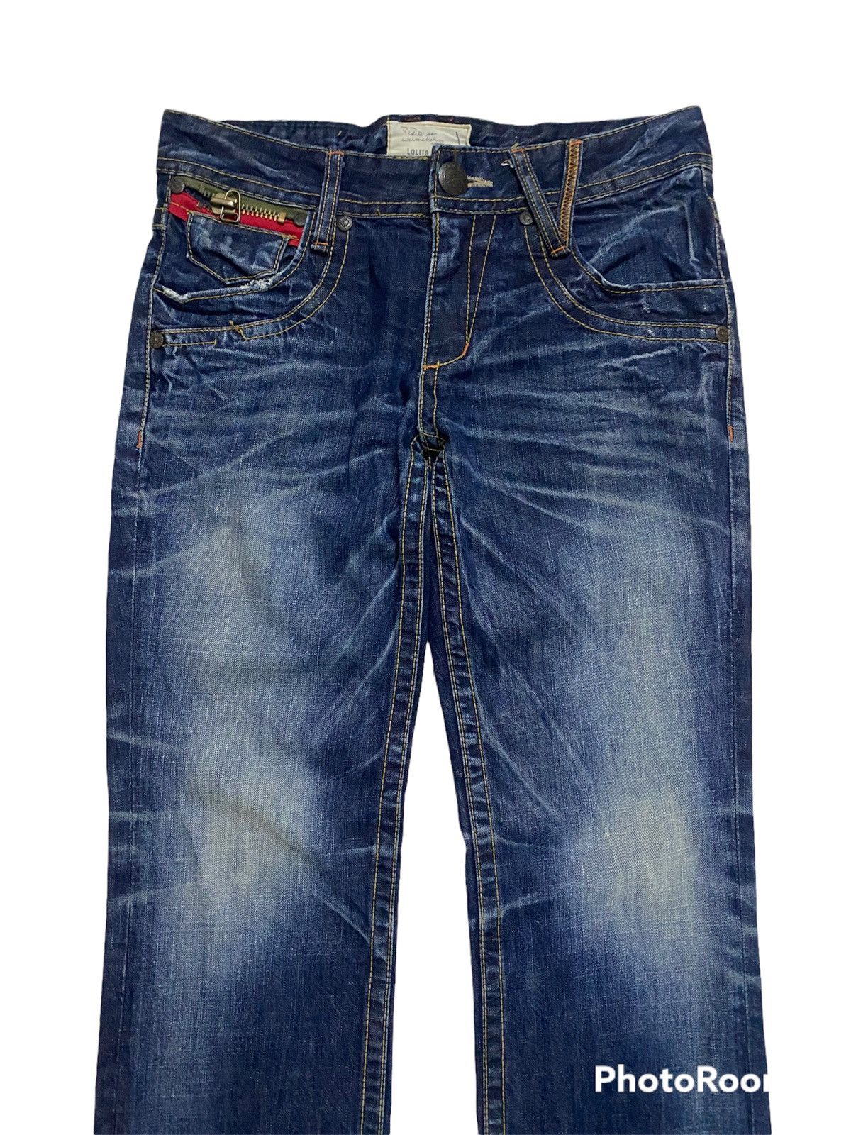 Hysteric Glamour 💥Final Drop💥 Lolita Yoshitomo Nara Distressed Denim Size US 32 / EU 48 - 4 Thumbnail