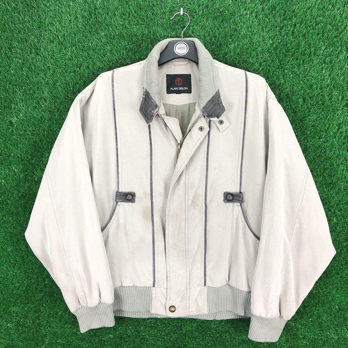ALAIN DELON Vintage 80's Casual Work Jacket by Alain Delon Size US XL / EU 56 / 4 - 1 Thumbnail