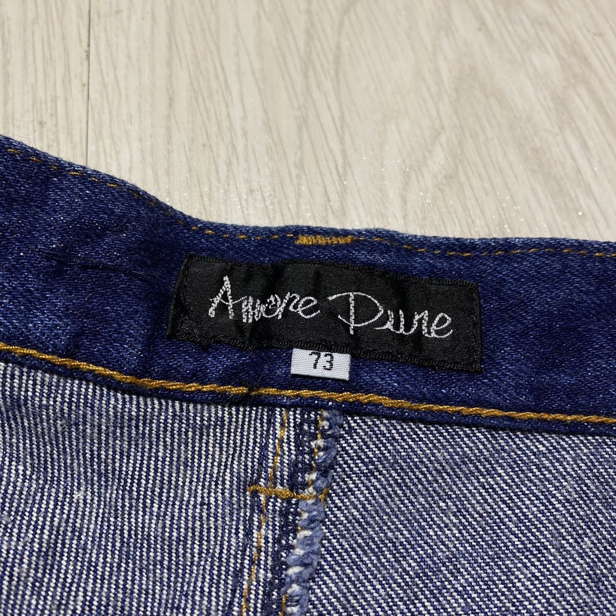 If Six Was Nine × Le Grande Bleu (L.G.B.) Amore Pure Distressed Unfinished Wide Denim Pants Size 37" - 9 Thumbnail