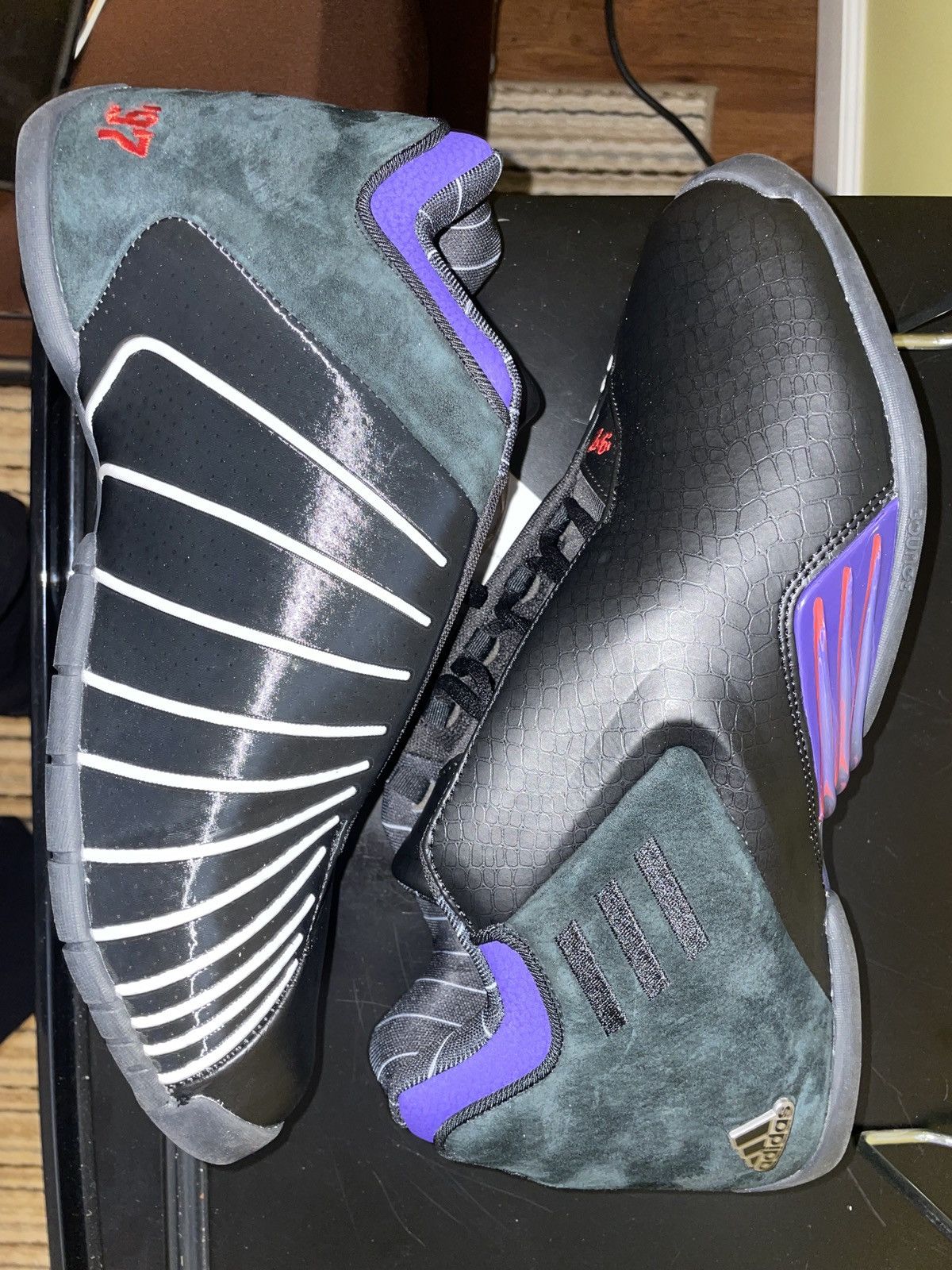Adidas Adidas T Mac 3 Restomod Raptors colorway Size US 11 / EU 44 - 6 Thumbnail