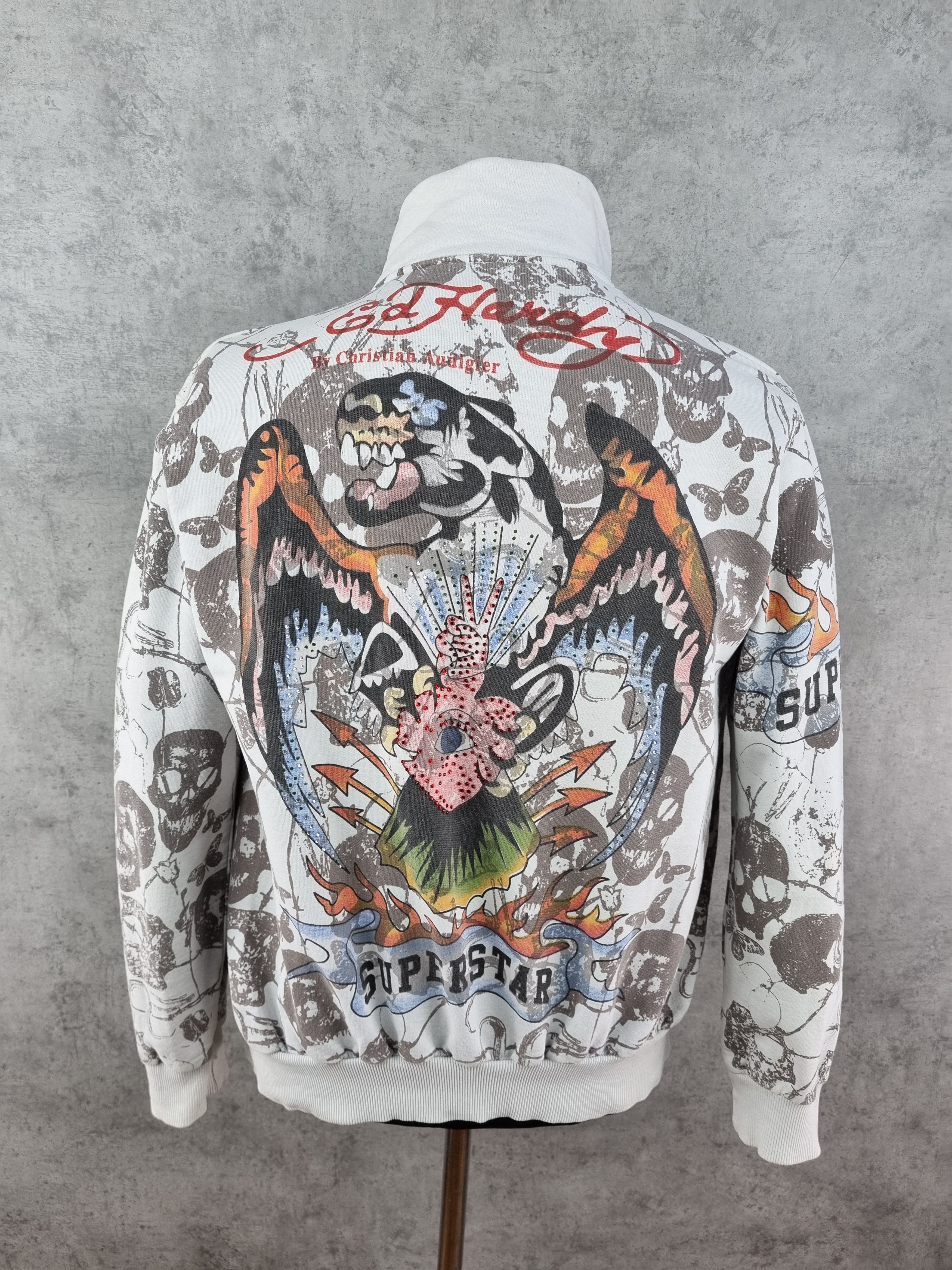 Christian Audigier × Ed Hardy Rare ED HARDY by Christian Audigier Tattoo Hoodie Size US M / EU 48-50 / 2 - 1 Thumbnail