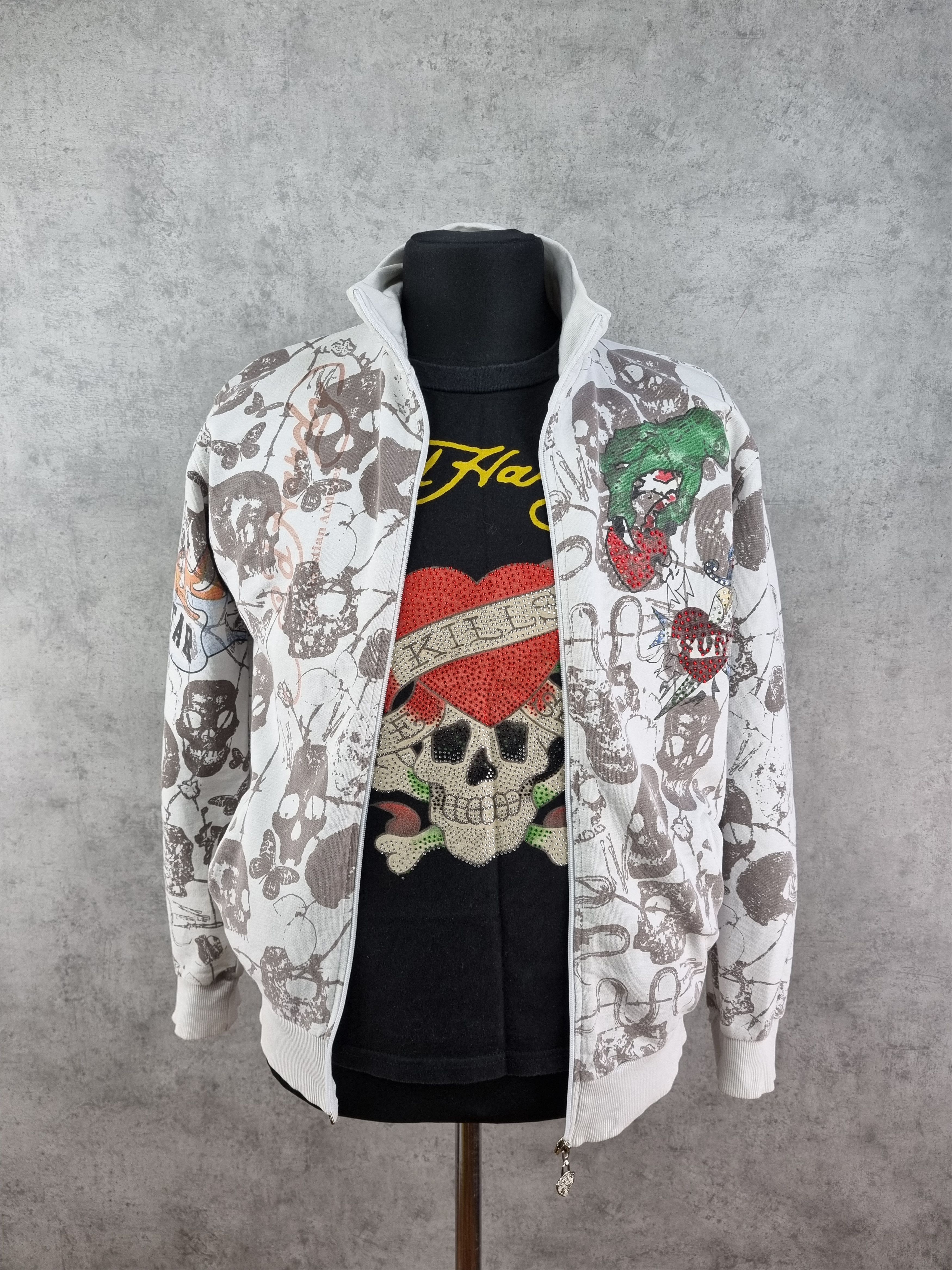 Christian Audigier × Ed Hardy Rare ED HARDY by Christian Audigier Tattoo Hoodie Size US M / EU 48-50 / 2 - 2 Thumbnail