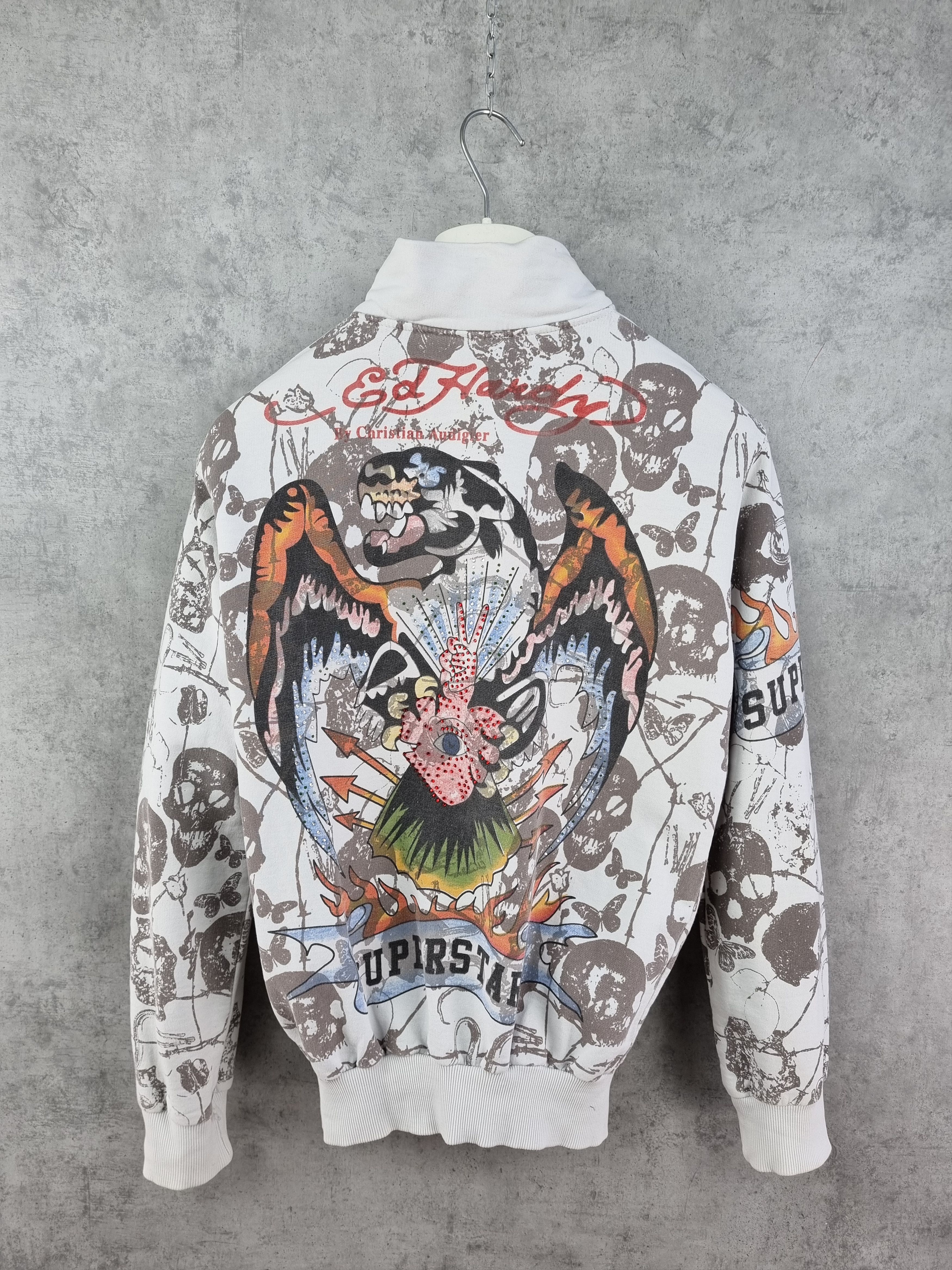 Christian Audigier × Ed Hardy Rare ED HARDY by Christian Audigier Tattoo Hoodie Size US M / EU 48-50 / 2 - 4 Thumbnail
